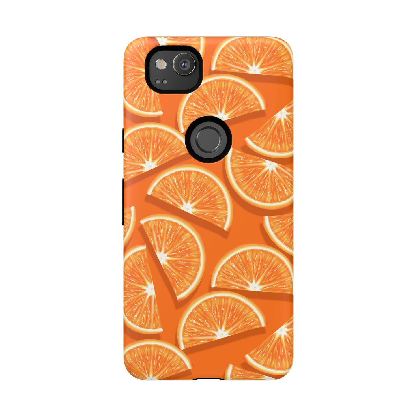 Vibrant Orange Slice Phone Case - Tough Cases for Phone Protection