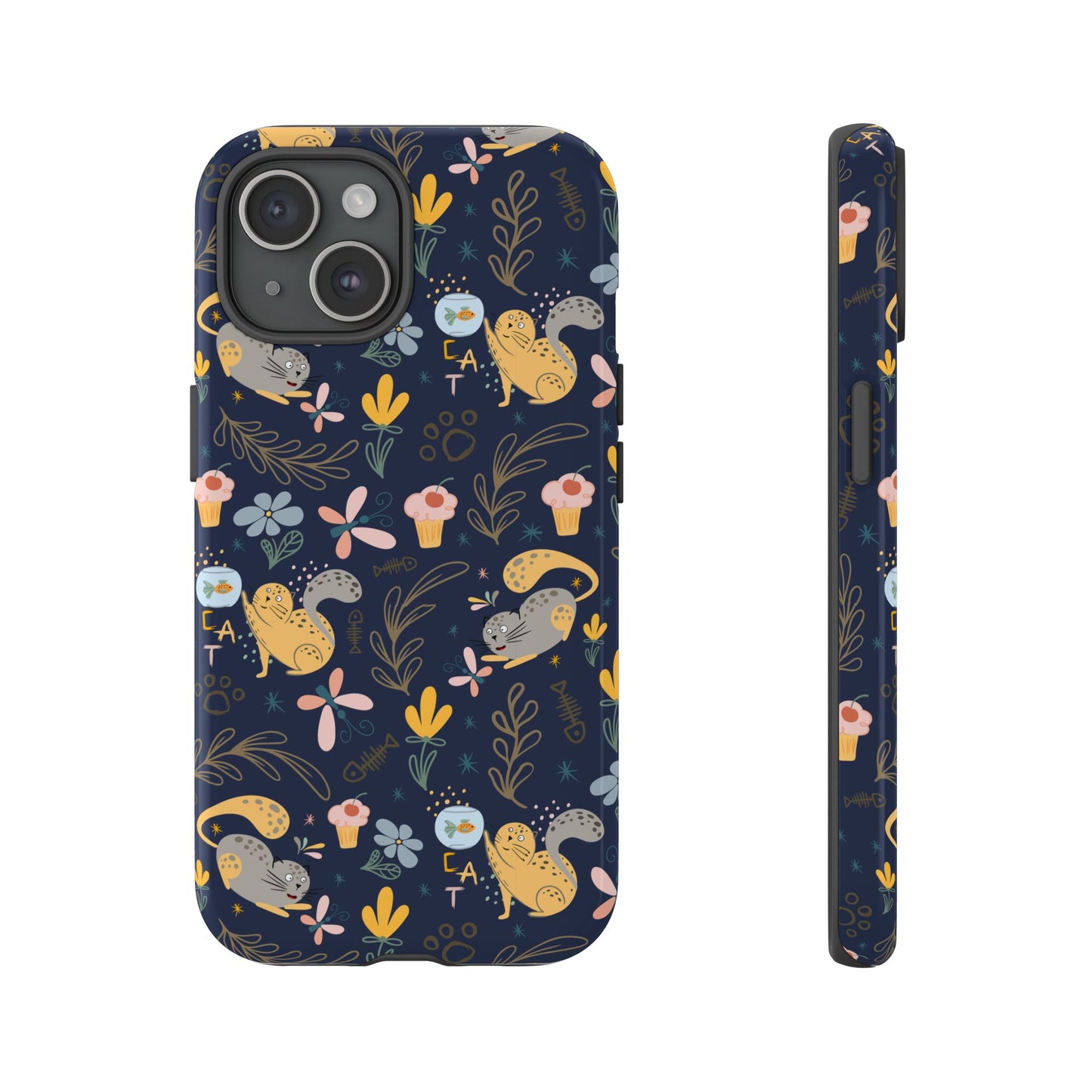 Cat-Themed Tough Phone Case - Tough Case For Stylish Protection