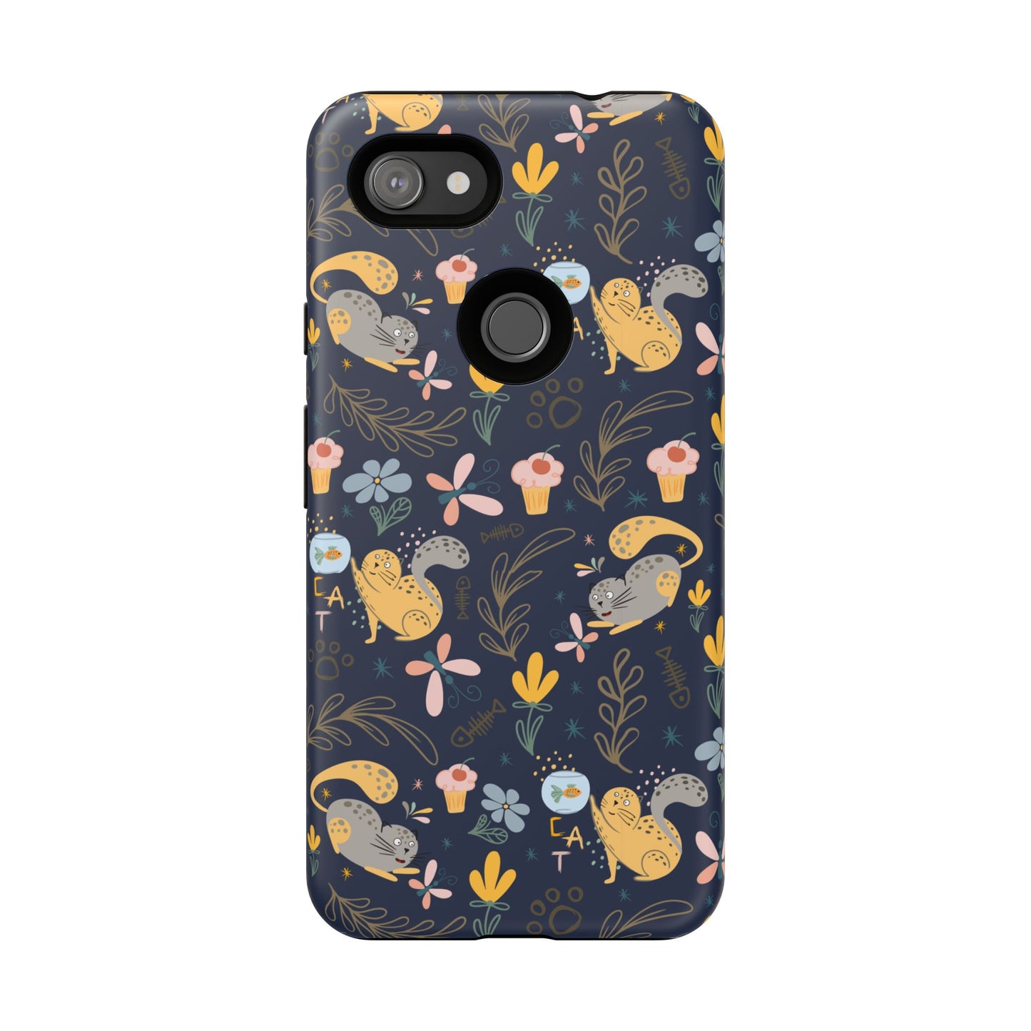 Cat-Themed Tough Phone Case - Tough Case For Stylish Protection