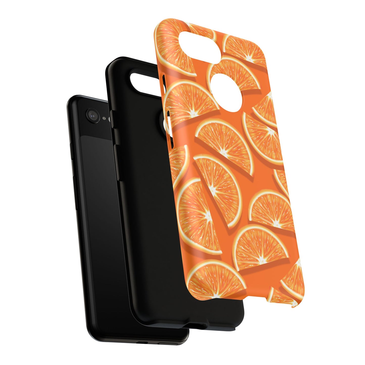 Vibrant Orange Slice Phone Case - Tough Cases for Phone Protection