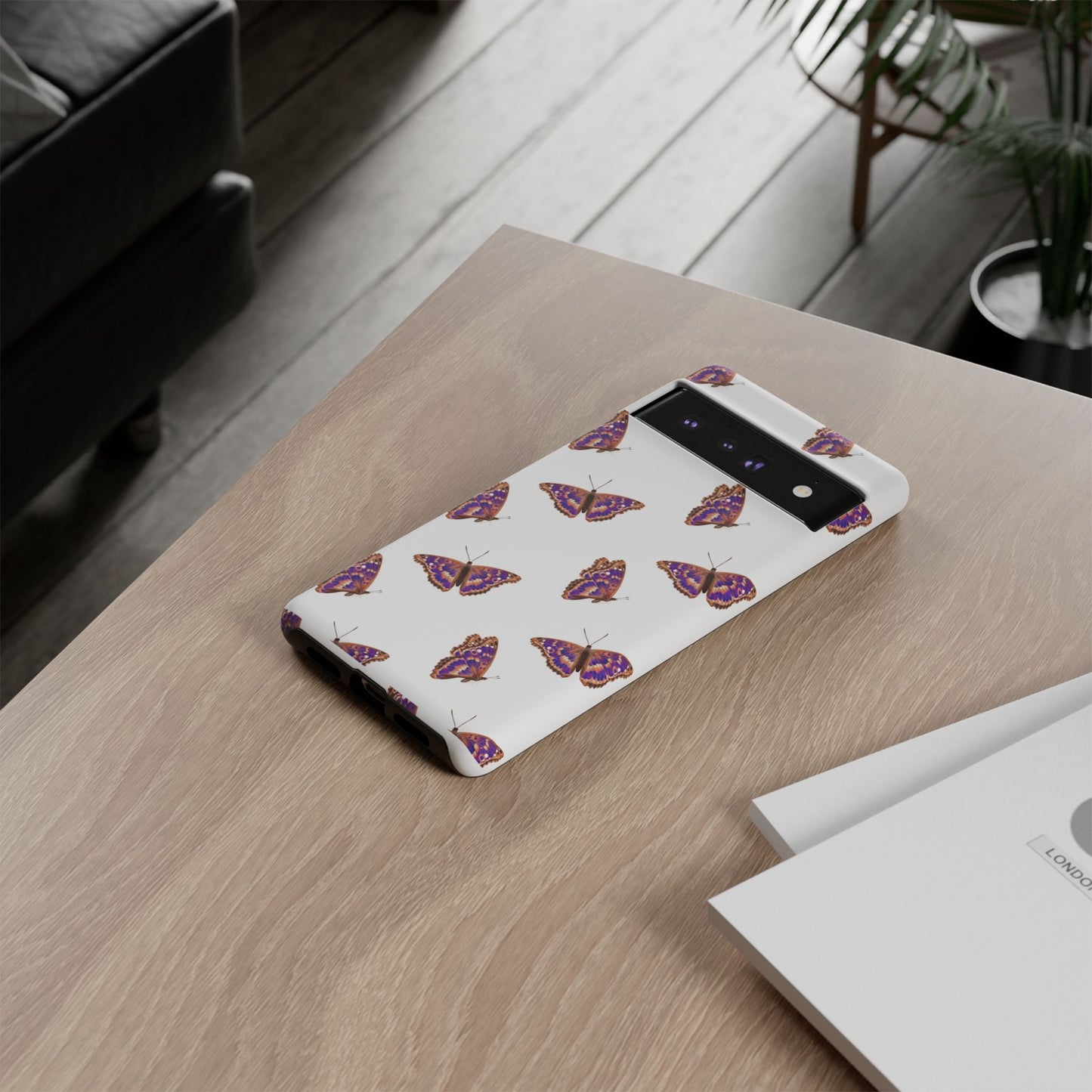 Butterfly Print Phone Case - Tough Case For Stylish Protection