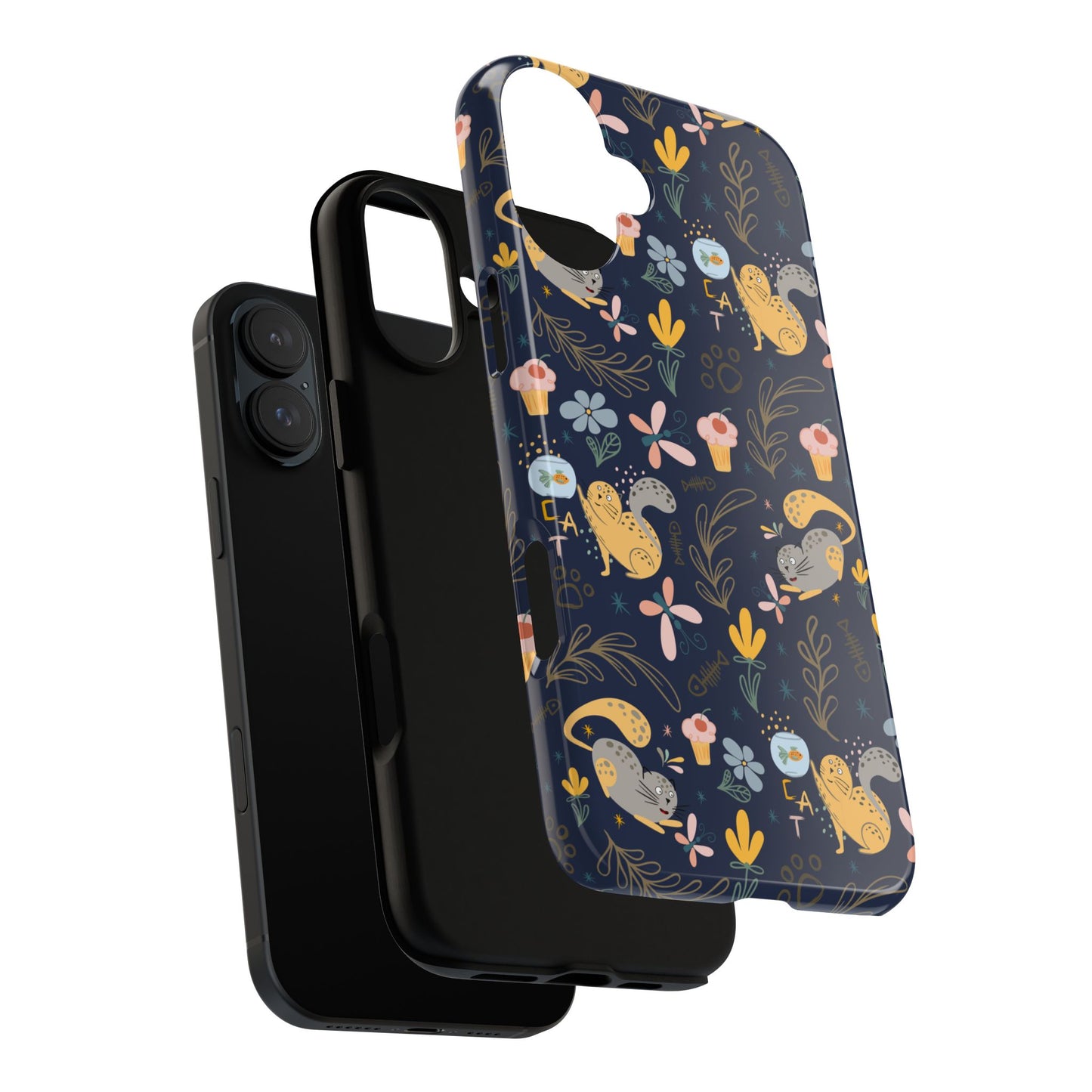 Cat-Themed Tough Phone Case - Tough Case For Stylish Protection