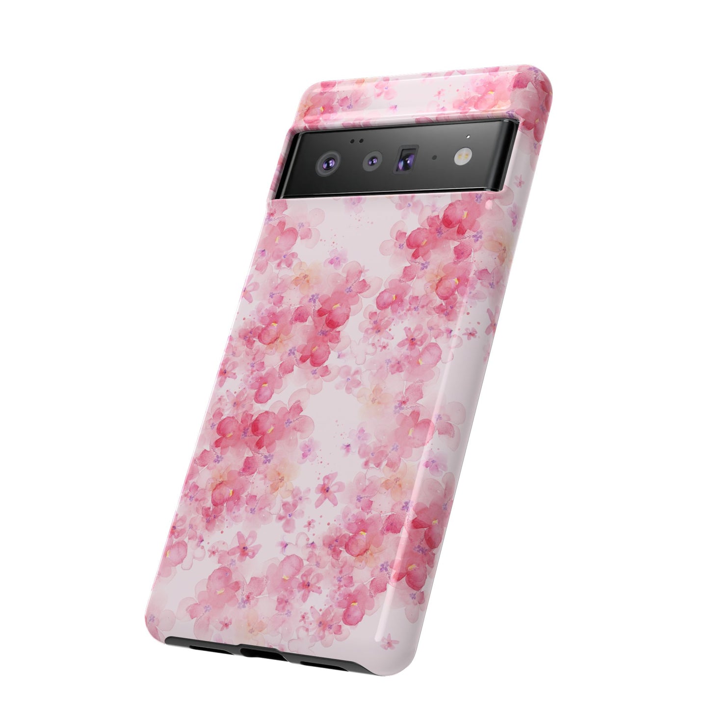 Floral Phone Case - Tough Cases with Pink Blossom Design