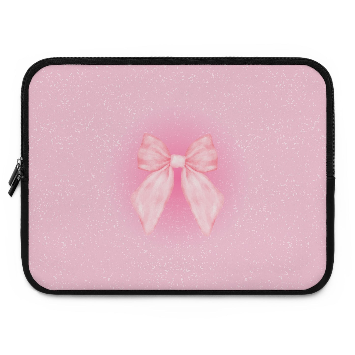 Cute Pink Bow Laptop Sleeve - Stylish Tech Accessory for Girls
