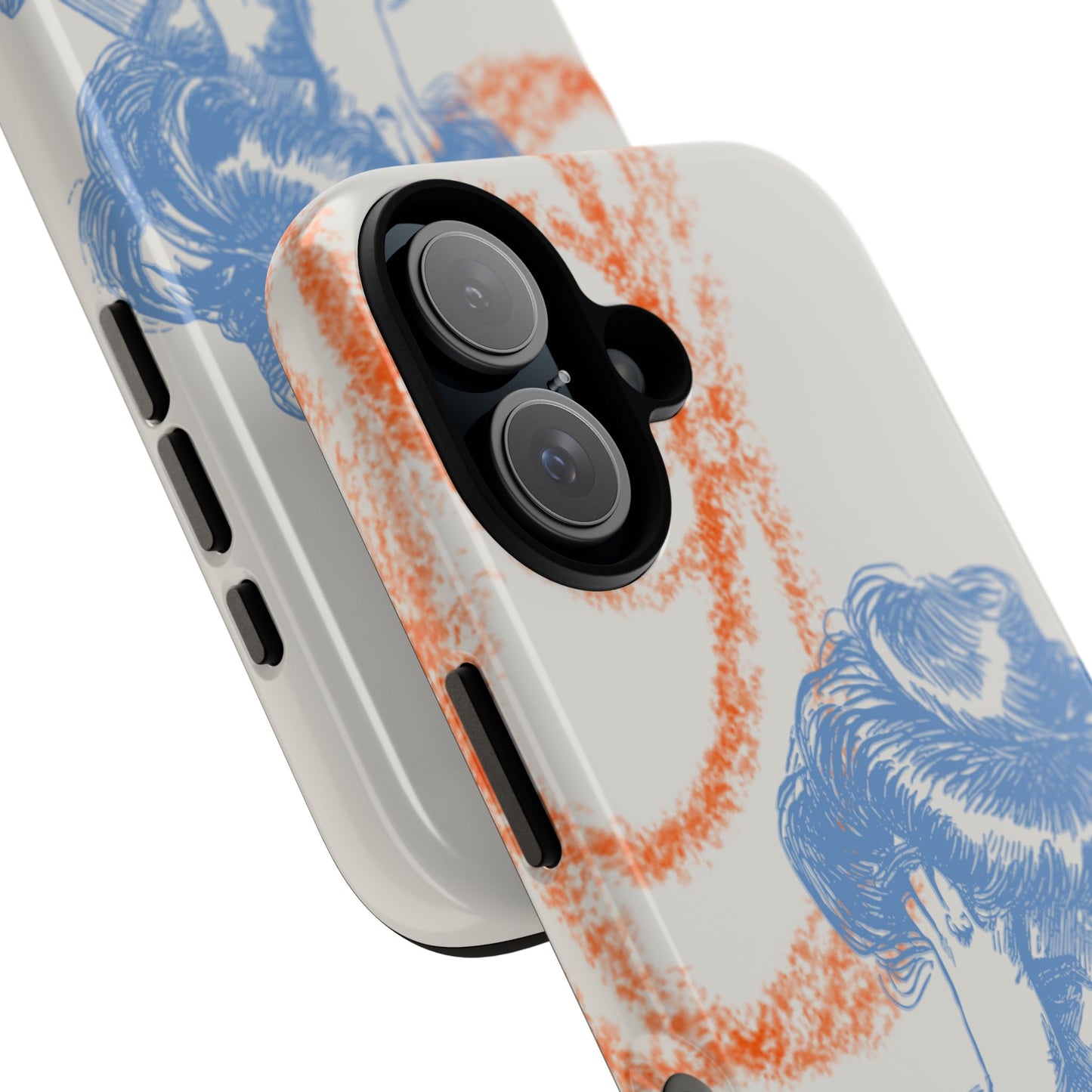 Artistic Phone Case with Stress Relief Design