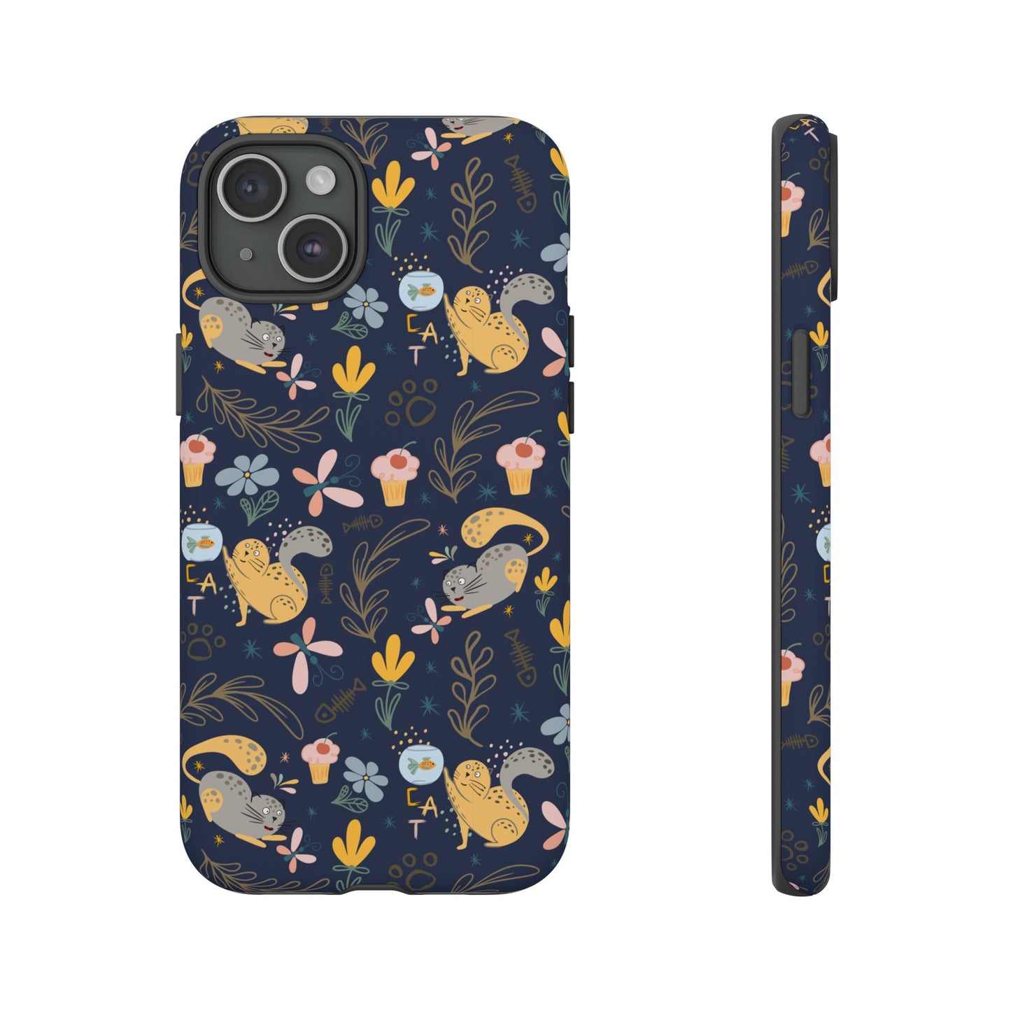 Cat-Themed Tough Phone Case - Tough Case For Stylish Protection