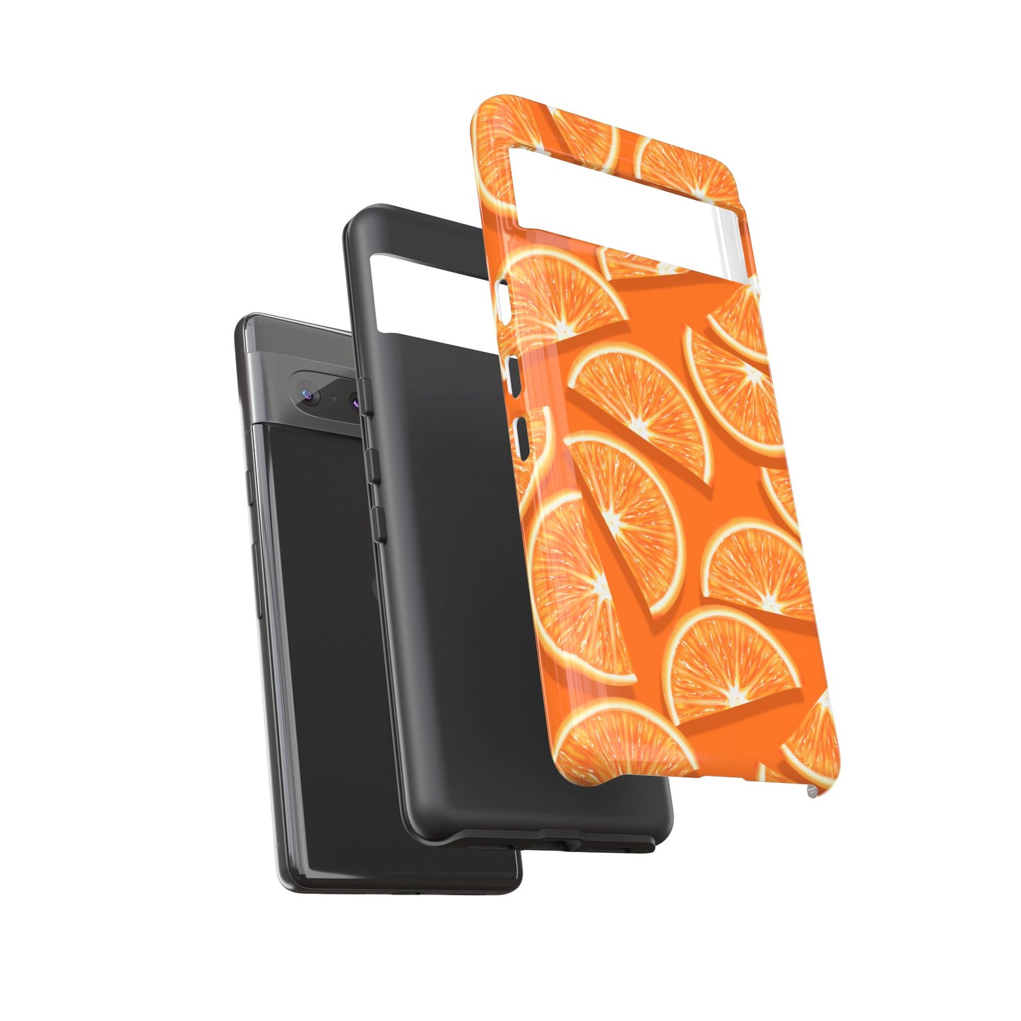Vibrant Orange Slice Phone Case - Tough Cases for Phone Protection