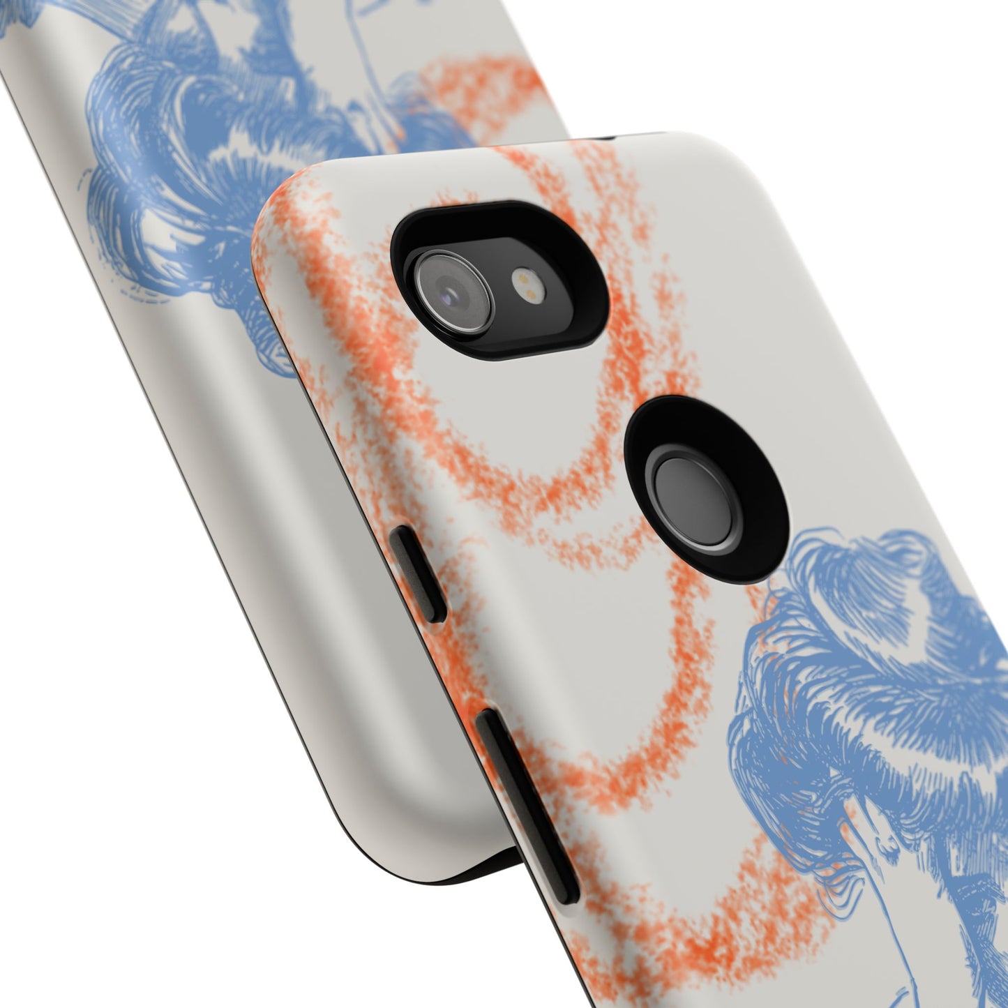 Artistic Phone Case with Stress Relief Design
