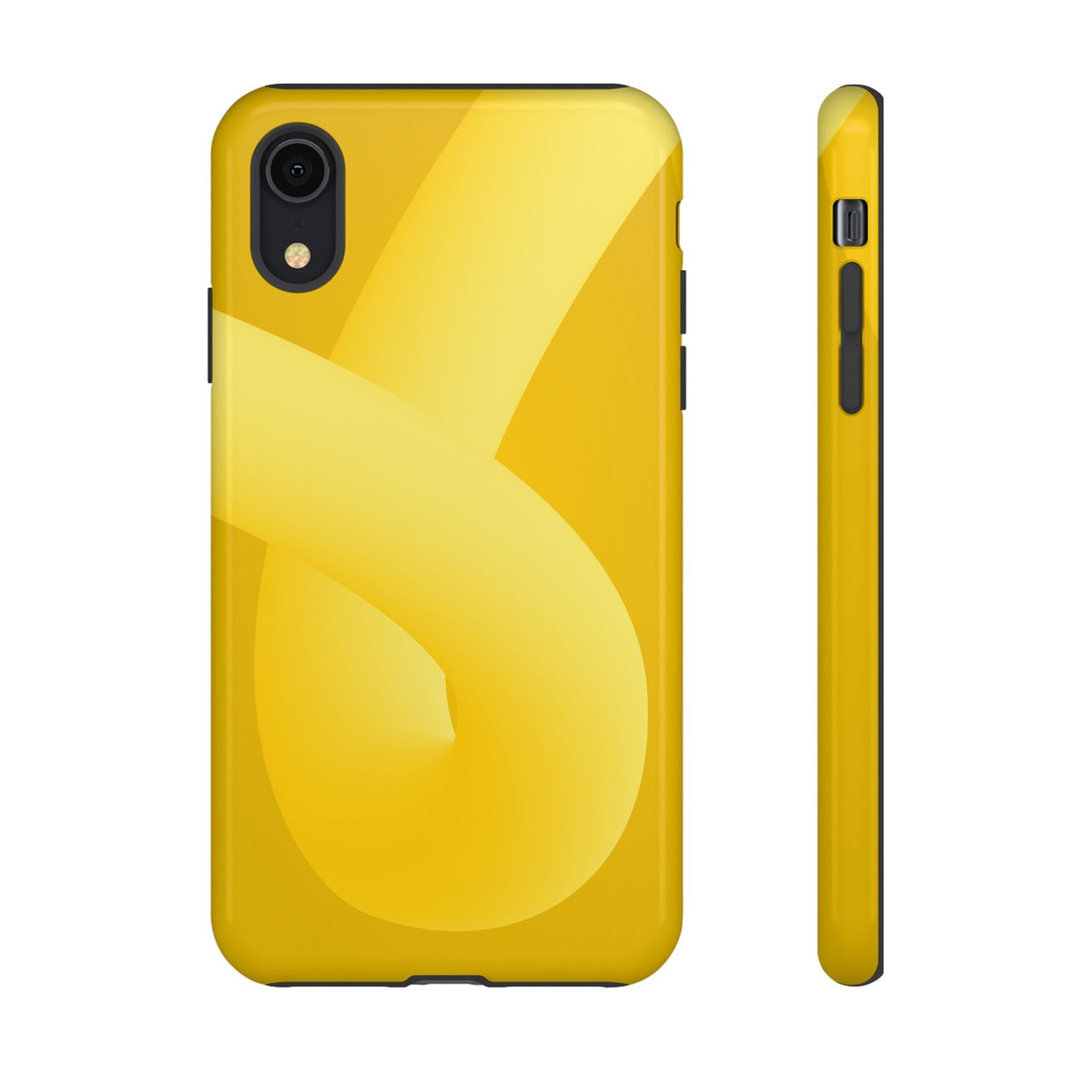 Stylish Tough Phone Case - Modern Yellow Design for Ultimate Protection