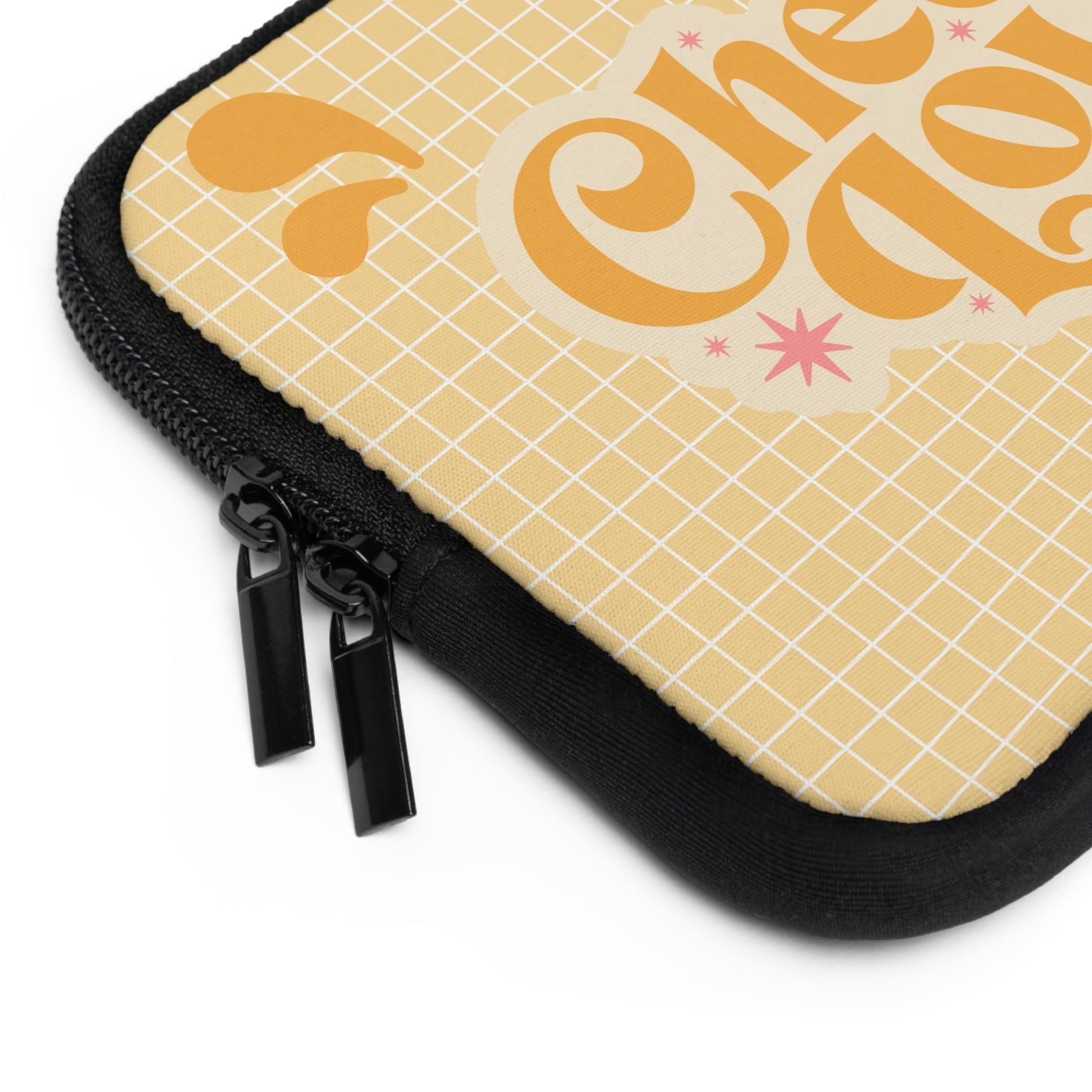 Cheerful Love Laptop Sleeve - Stylish Tech Case, Perfect Gift for Students, Home Office, Birthdays, Valentine's Day