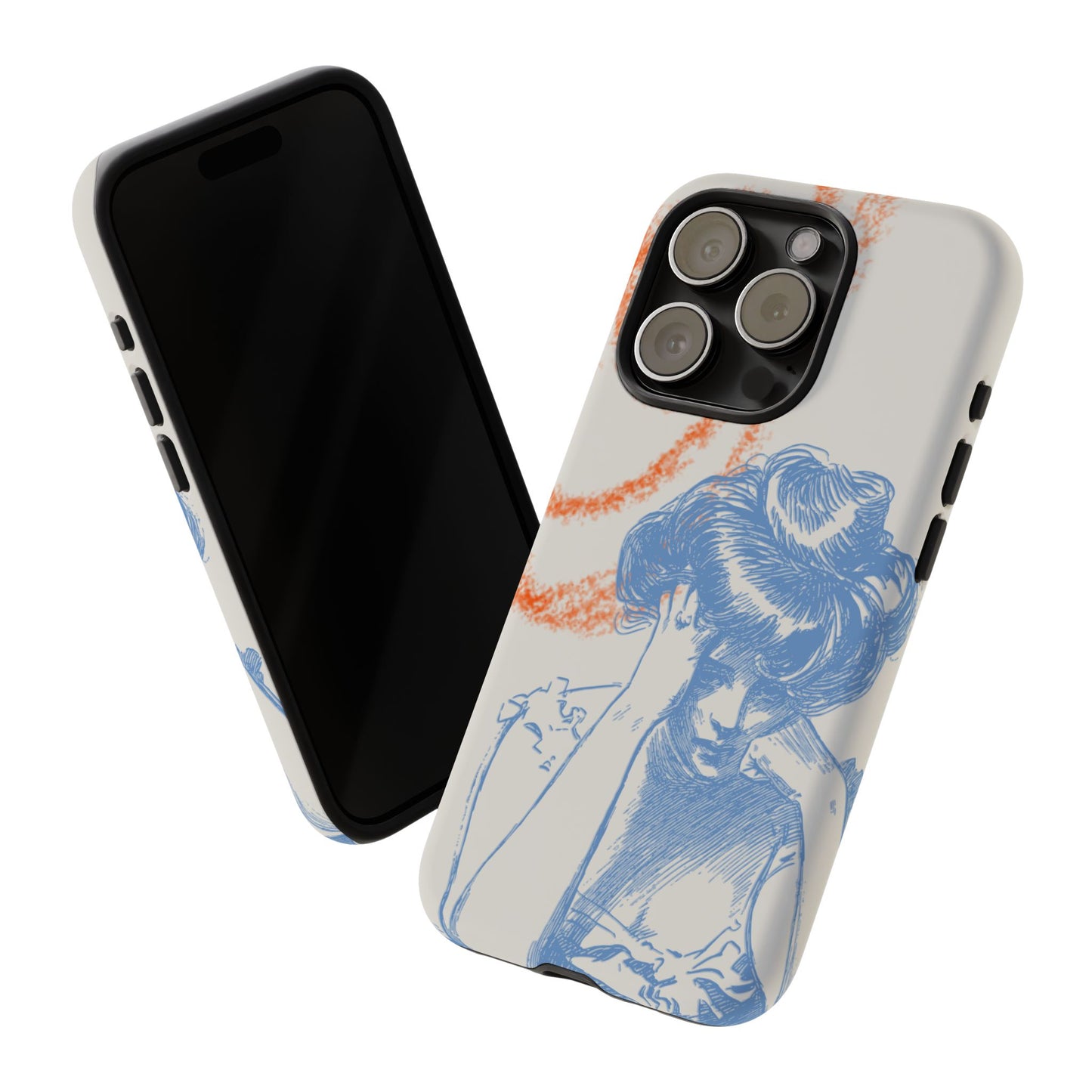 Artistic Phone Case with Stress Relief Design