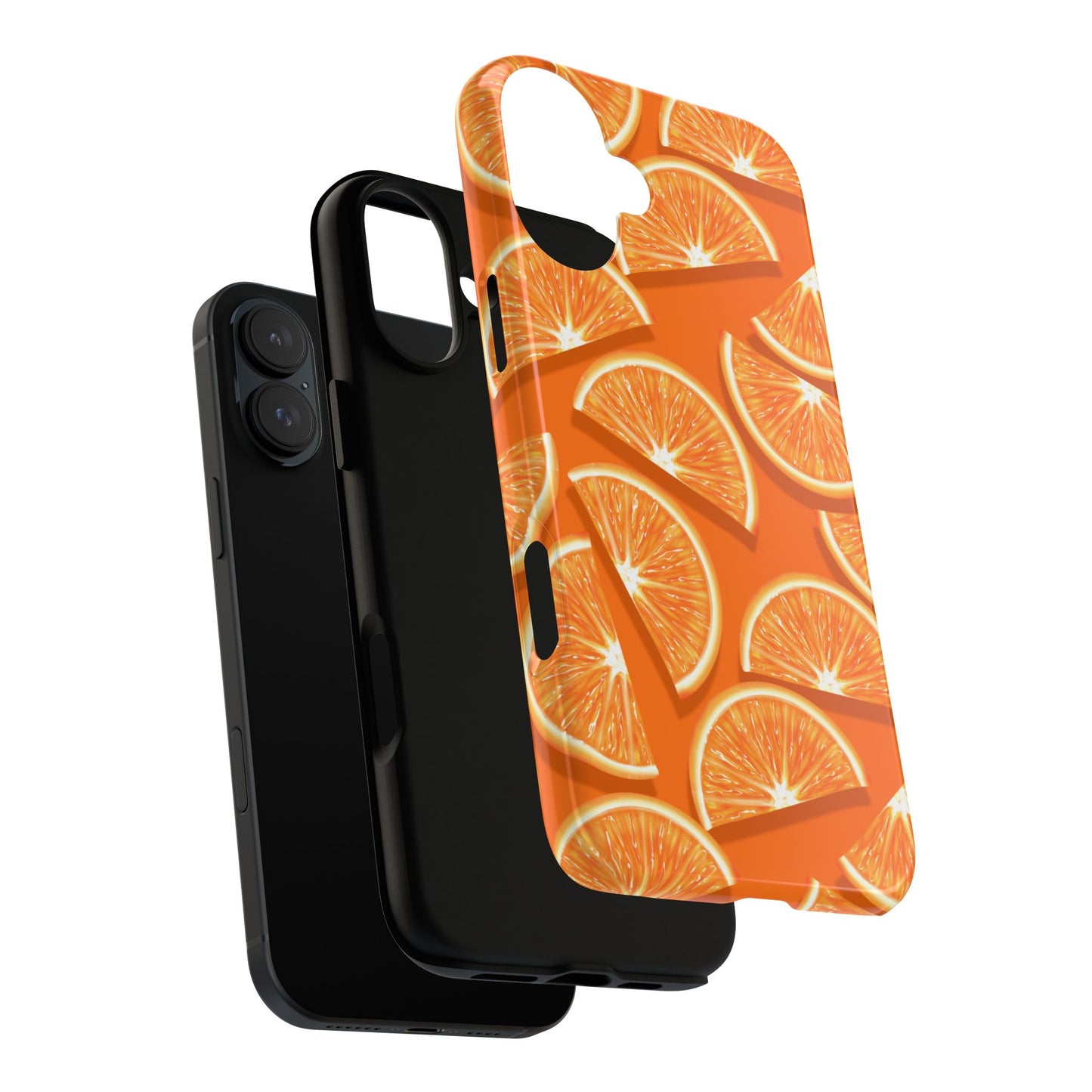 Vibrant Orange Slice Phone Case - Tough Cases for Phone Protection