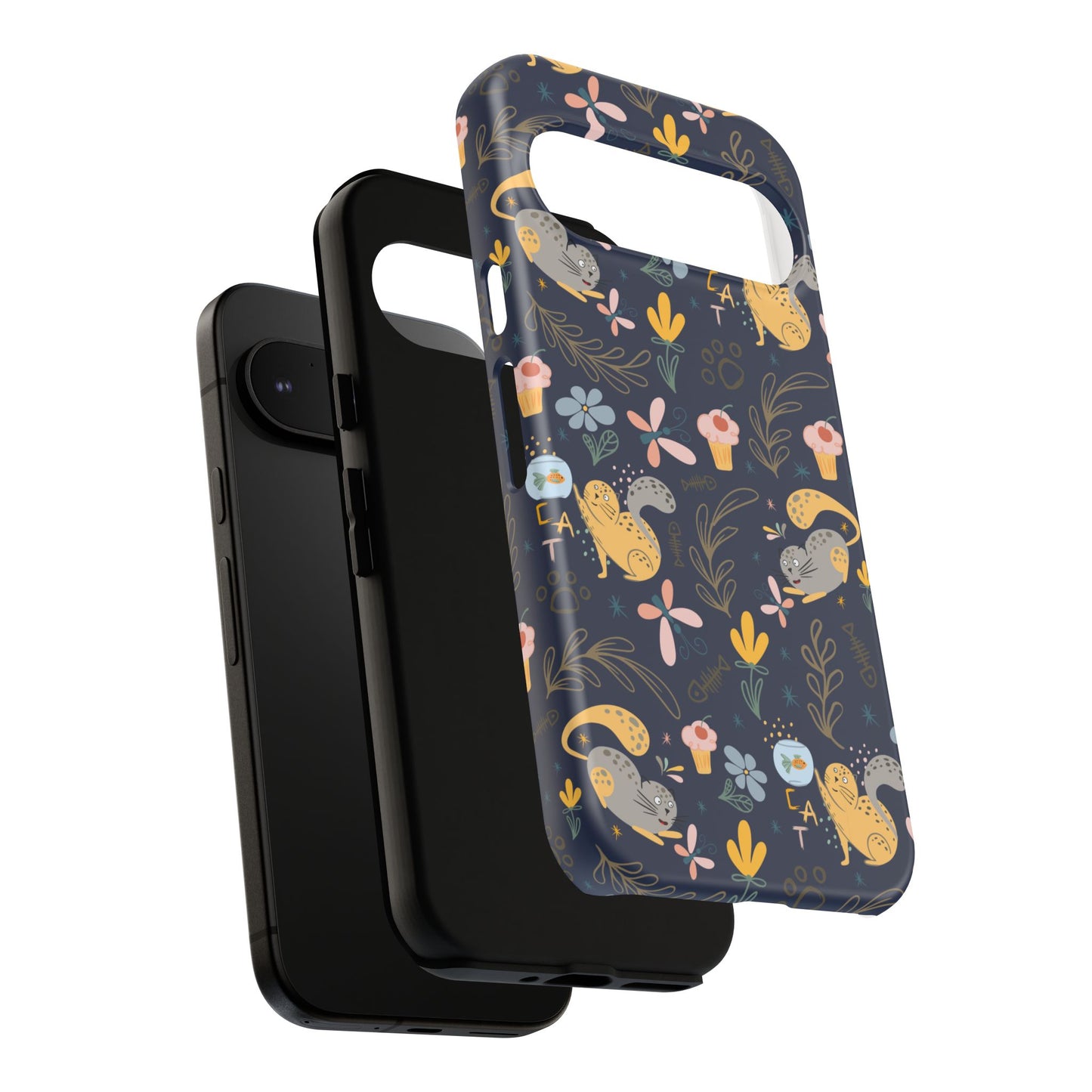 Cat-Themed Tough Phone Case - Tough Case For Stylish Protection