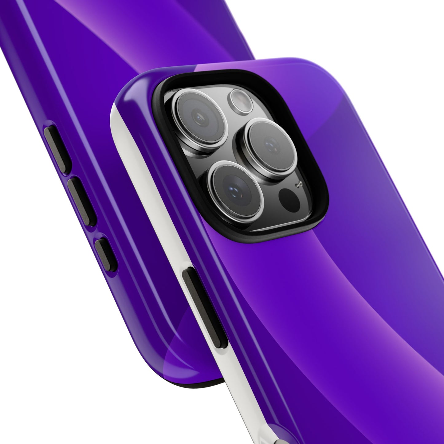 Stylish Tough Phone Case - Modern Purple Design for Ultimate Protection