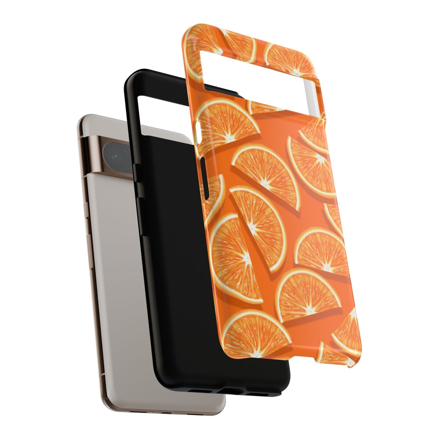 Vibrant Orange Slice Phone Case - Tough Cases for Phone Protection