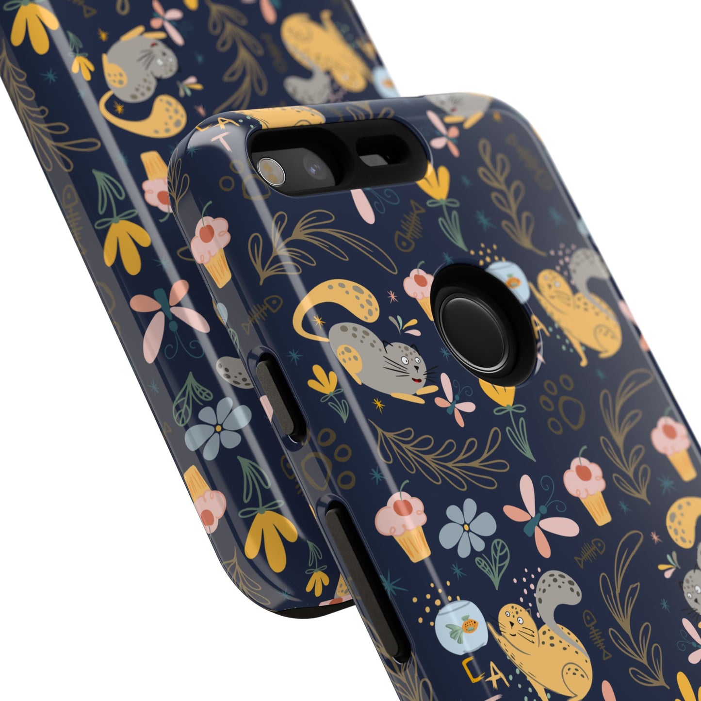 Cat-Themed Tough Phone Case - Tough Case For Stylish Protection