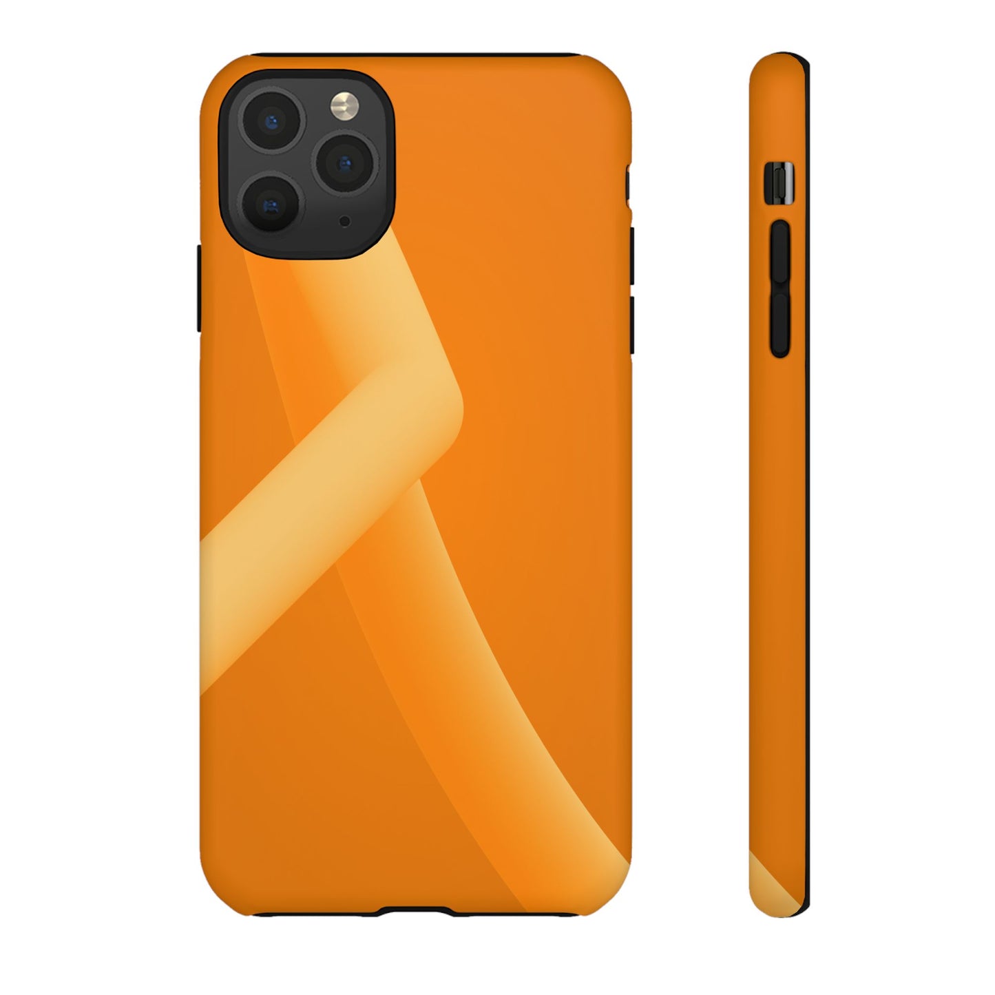Stylish Tough Phone Case - Modern Orange Design for Ultimate Protection