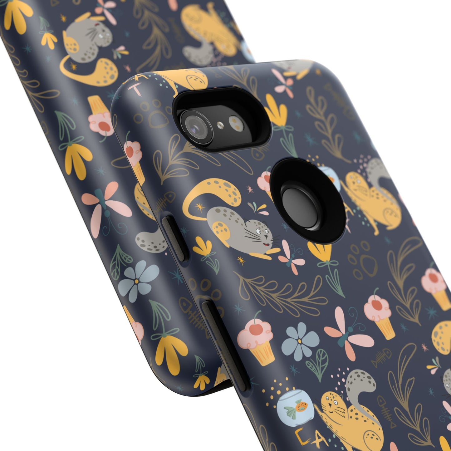 Cat-Themed Tough Phone Case - Tough Case For Stylish Protection