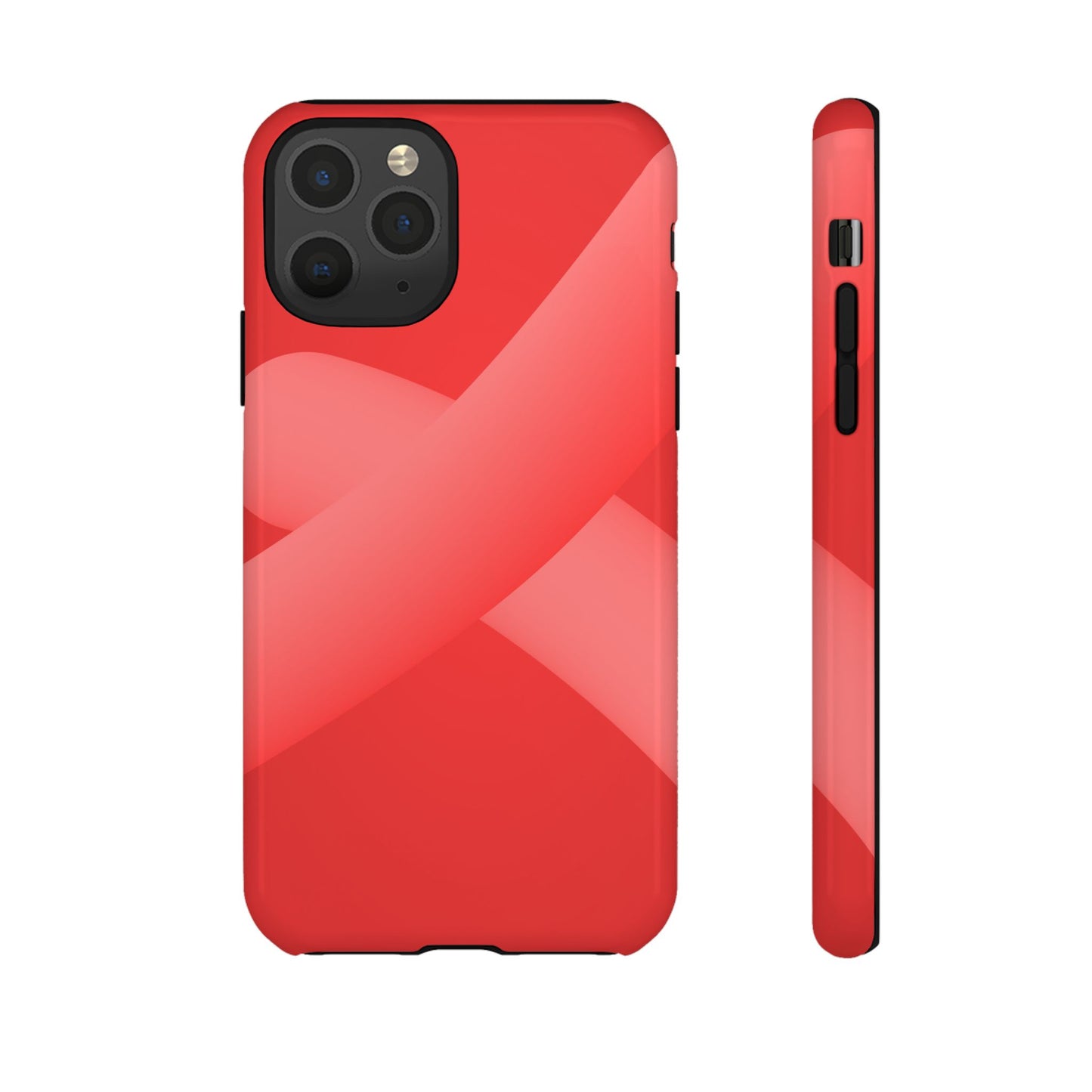 Stylish Tough Phone Case - Modern Red Design for Ultimate Protection