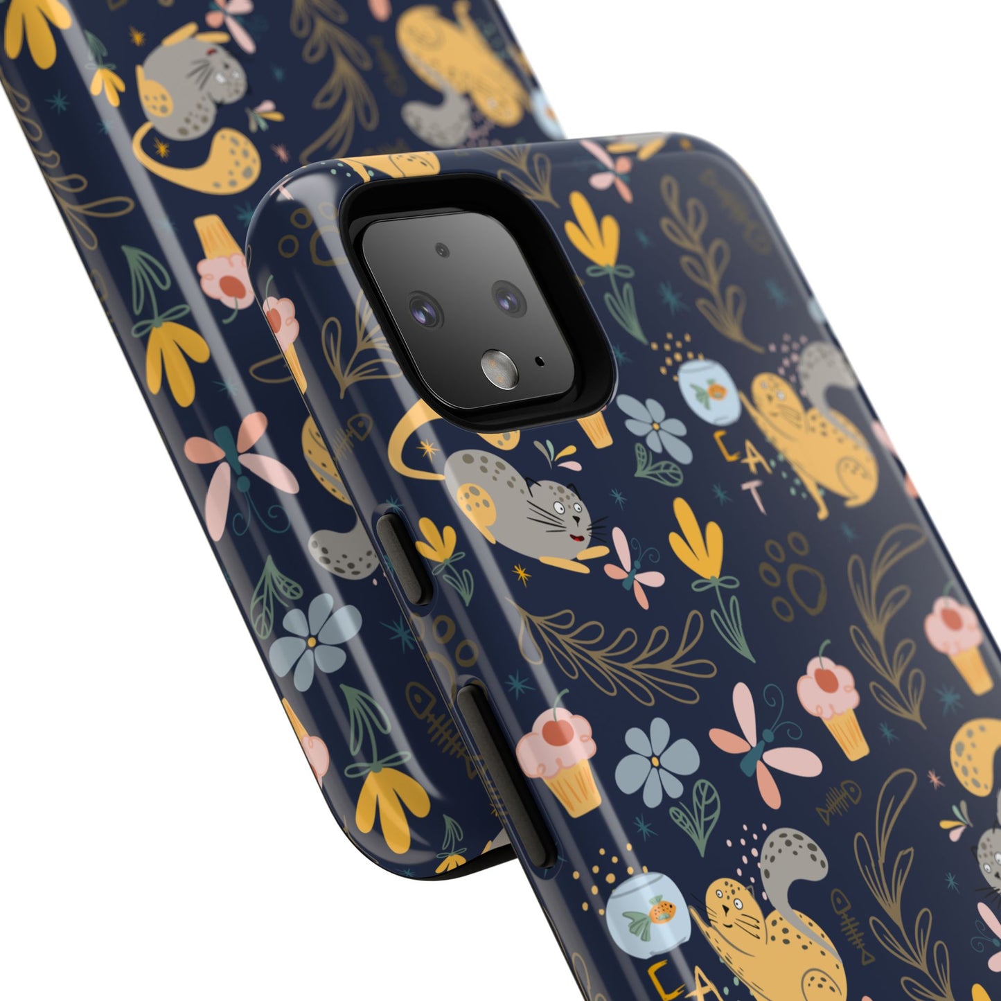 Cat-Themed Tough Phone Case - Tough Case For Stylish Protection