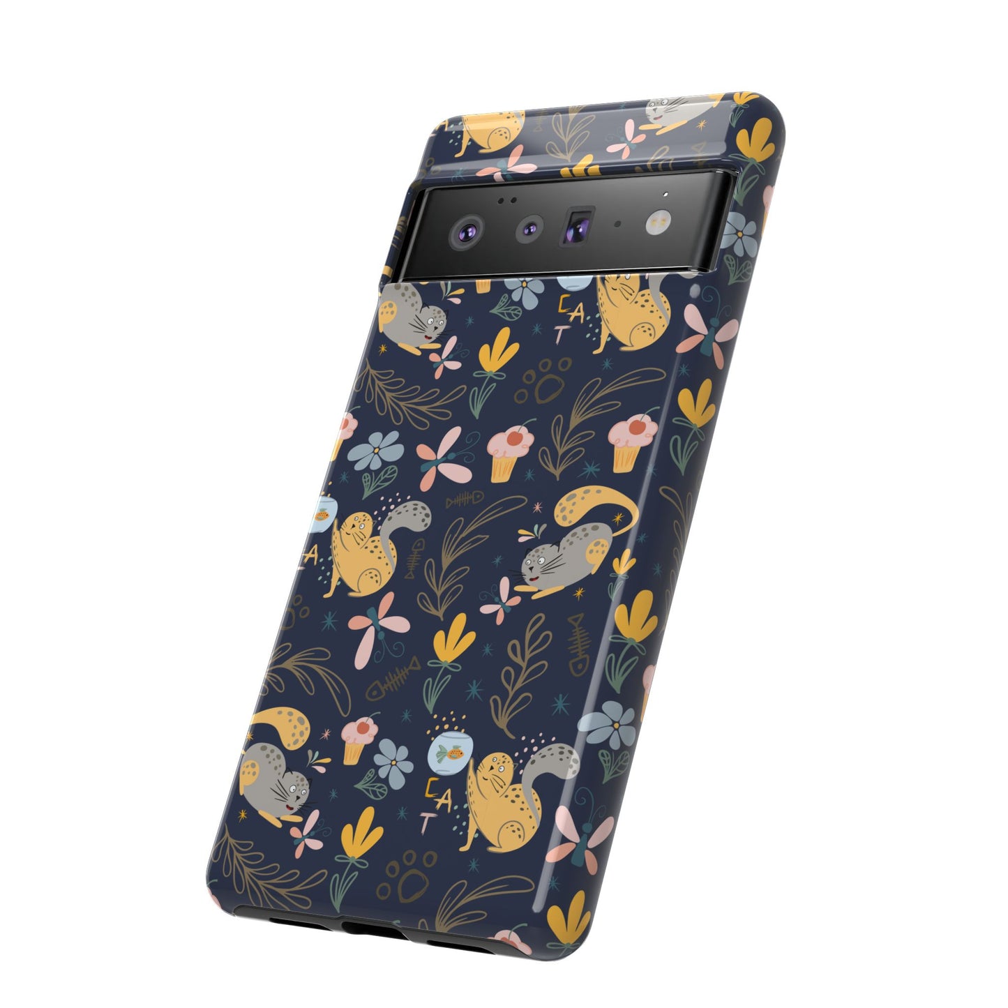 Cat-Themed Tough Phone Case - Tough Case For Stylish Protection