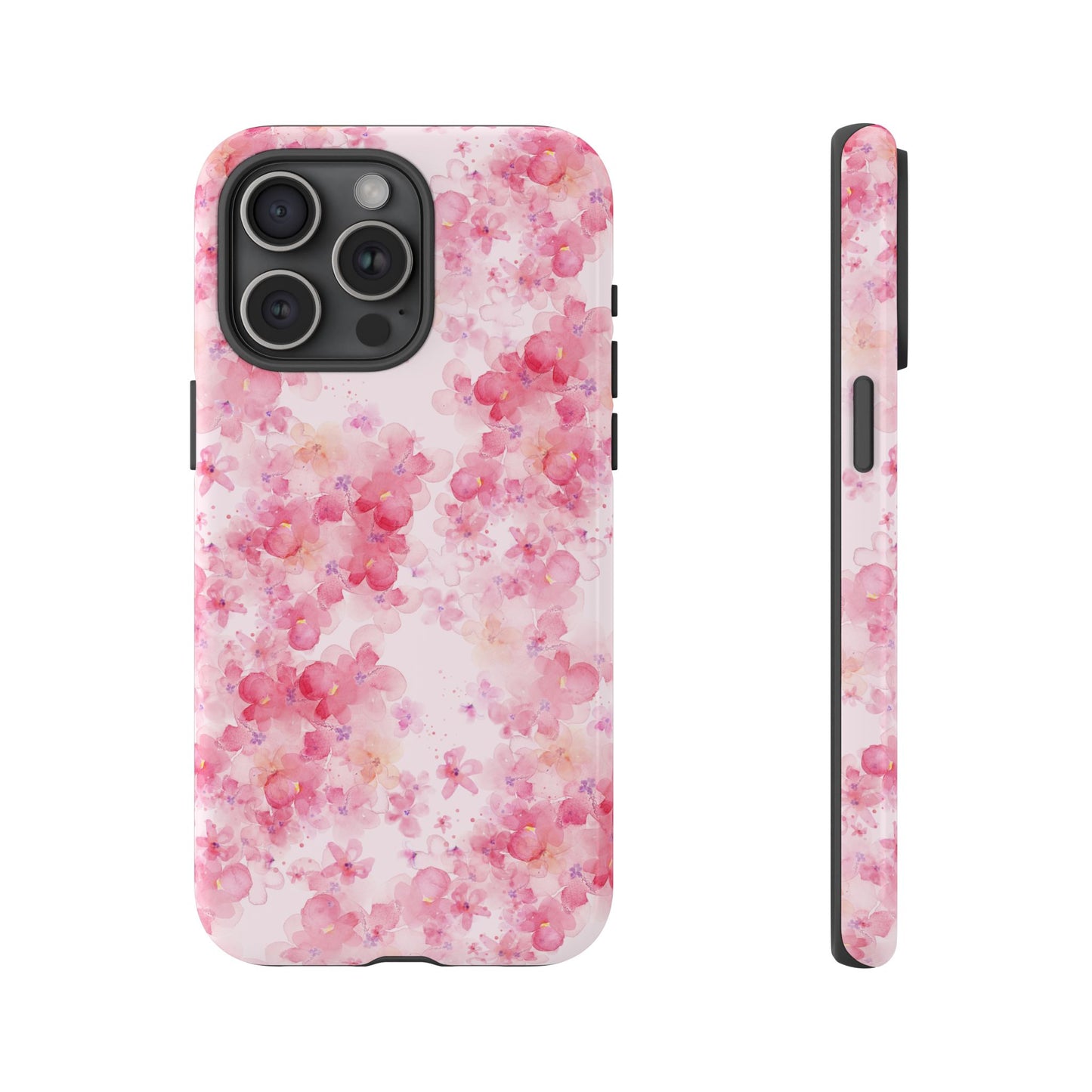 Floral Phone Case - Tough Cases with Pink Blossom Design