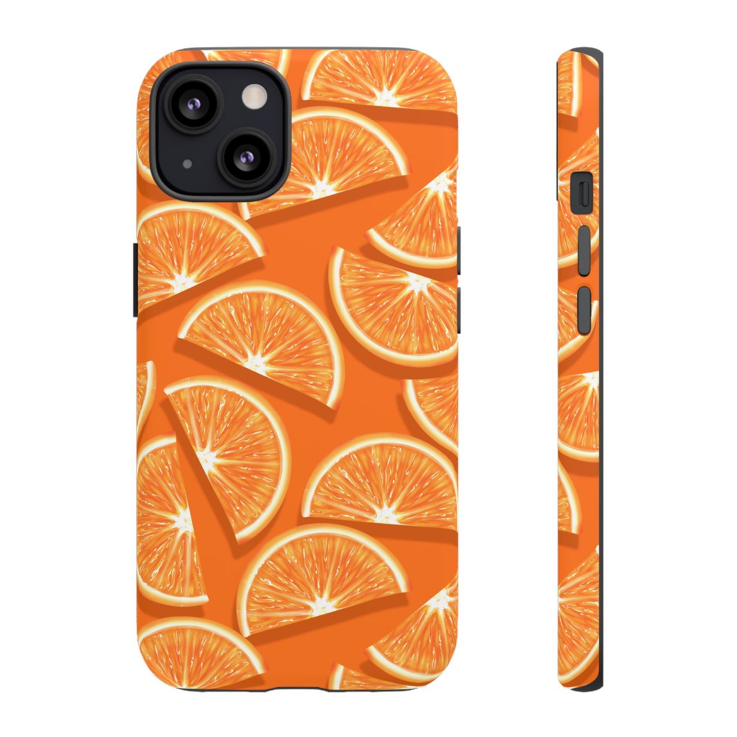 Vibrant Orange Slice Phone Case - Tough Cases for Phone Protection