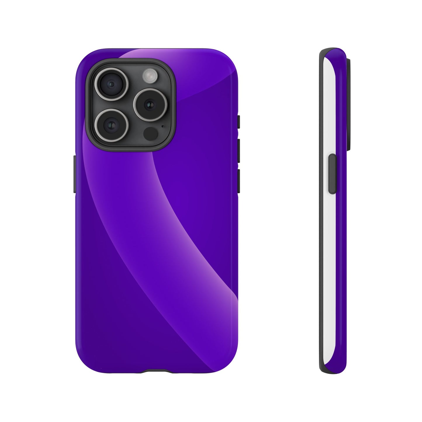 Stylish Tough Phone Case - Modern Purple Design for Ultimate Protection