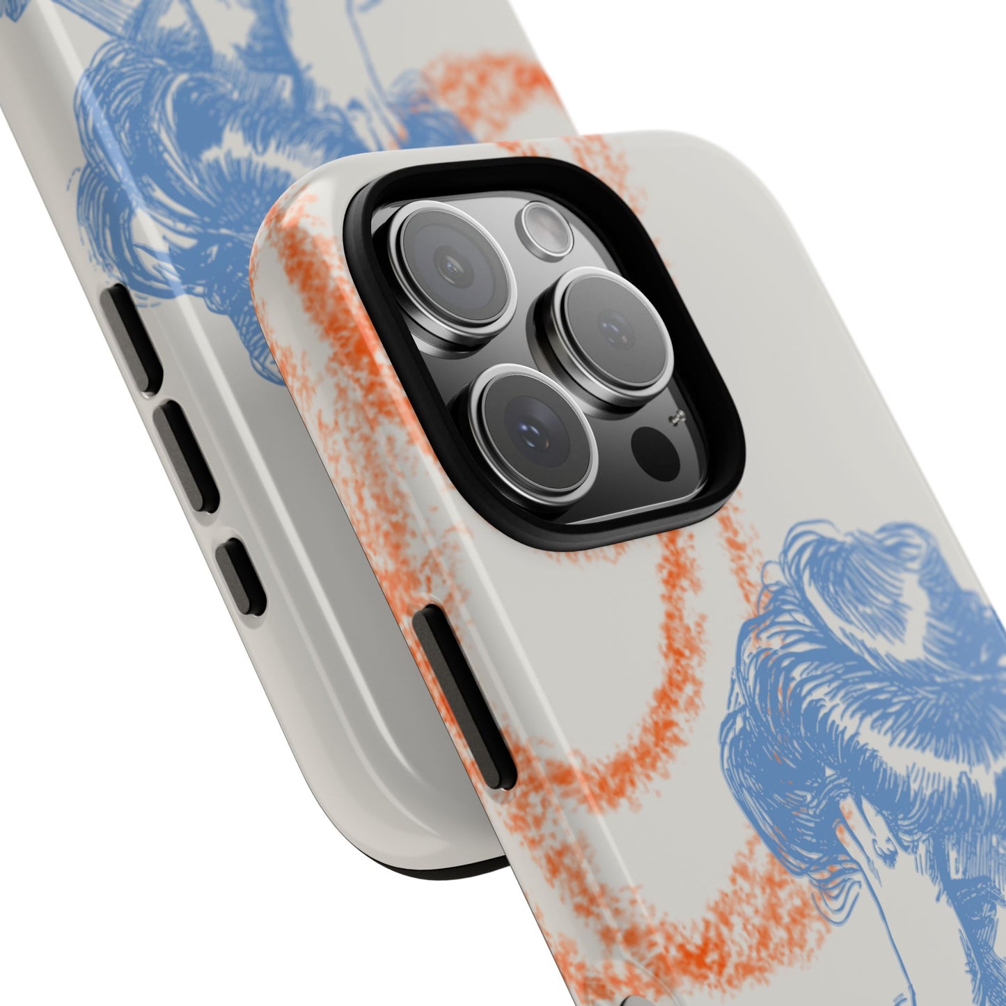 Artistic Phone Case with Stress Relief Design