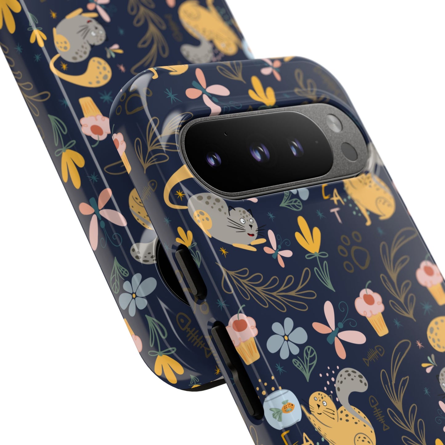 Cat-Themed Tough Phone Case - Tough Case For Stylish Protection
