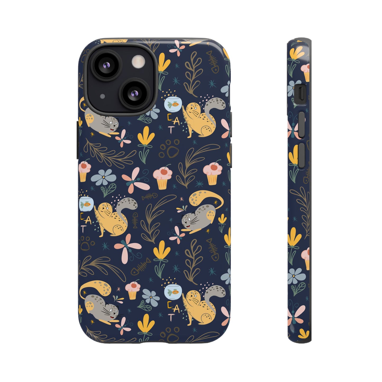Cat-Themed Tough Phone Case - Tough Case For Stylish Protection