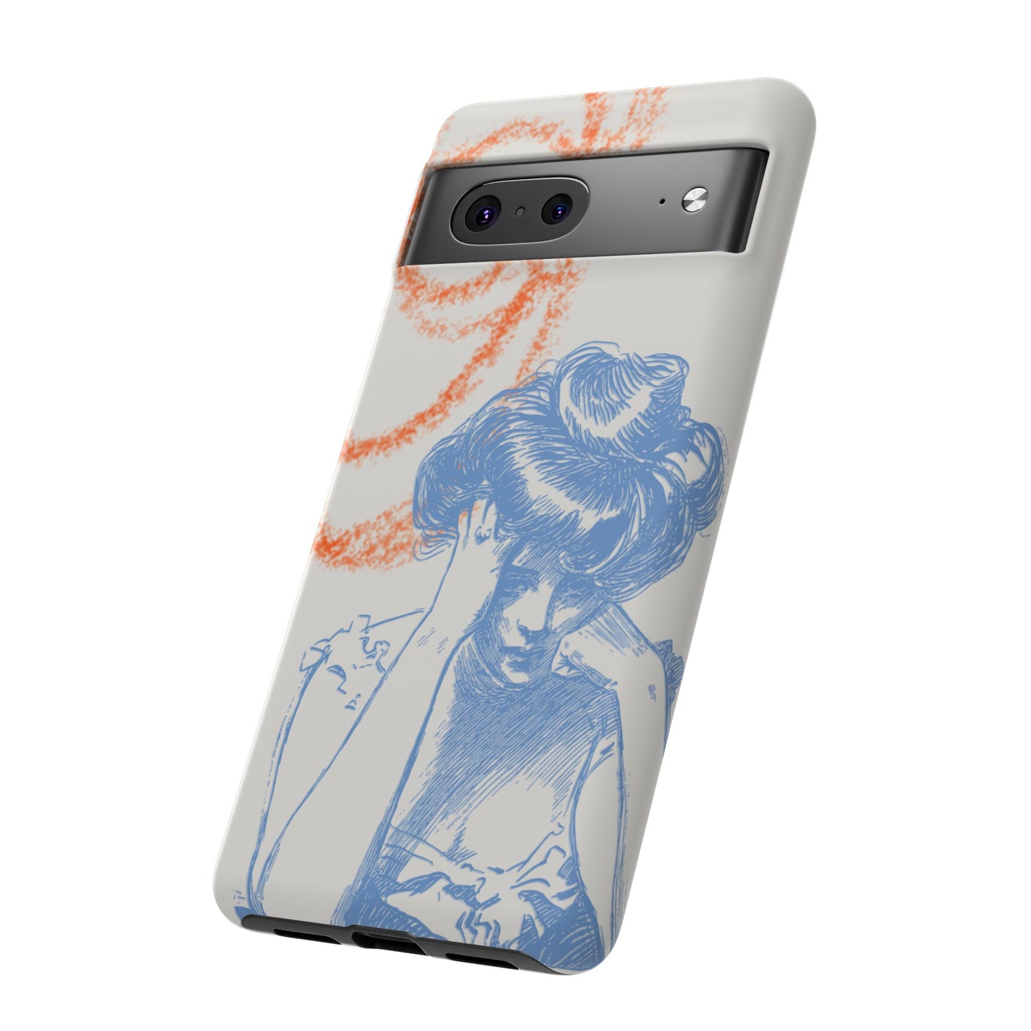 Artistic Phone Case with Stress Relief Design