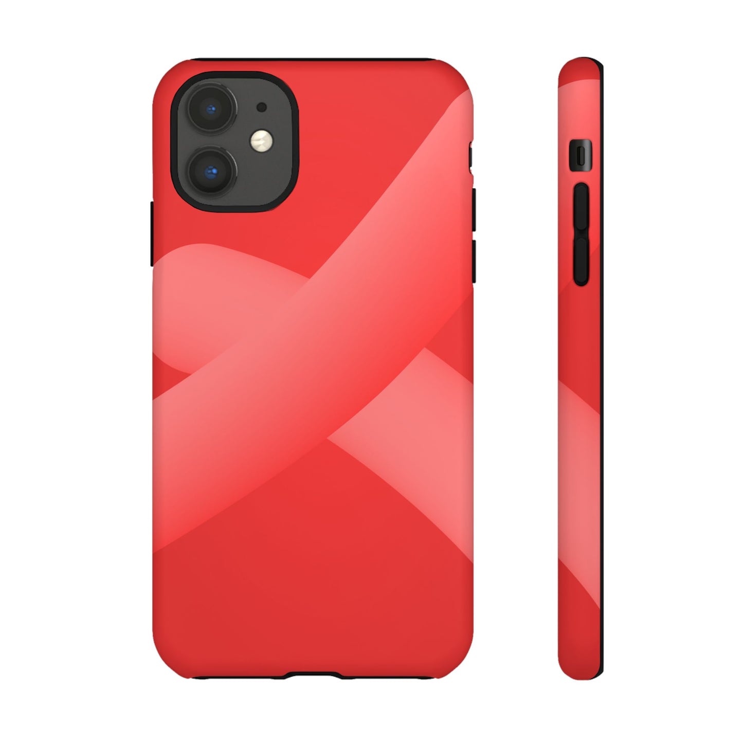 Stylish Tough Phone Case - Modern Red Design for Ultimate Protection
