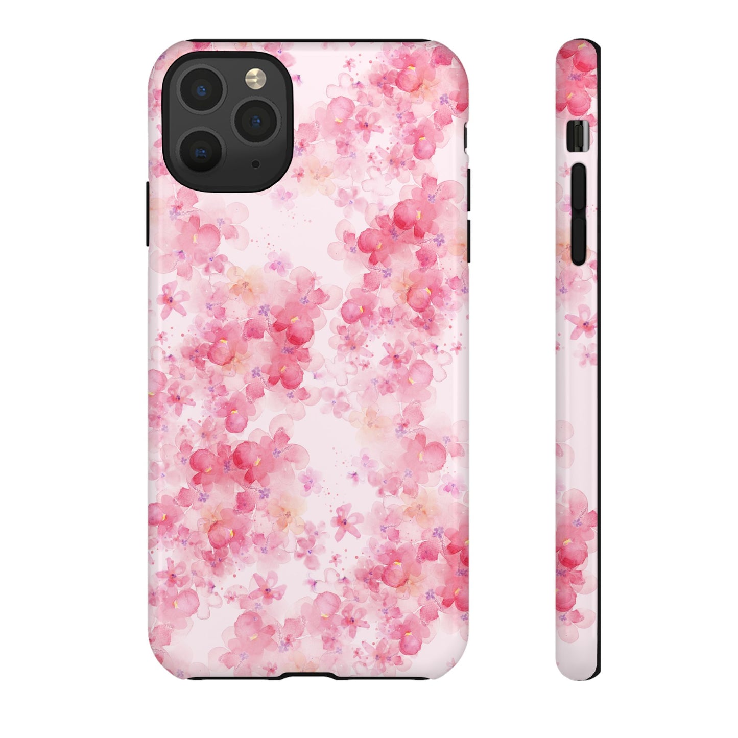 Floral Phone Case - Tough Cases with Pink Blossom Design