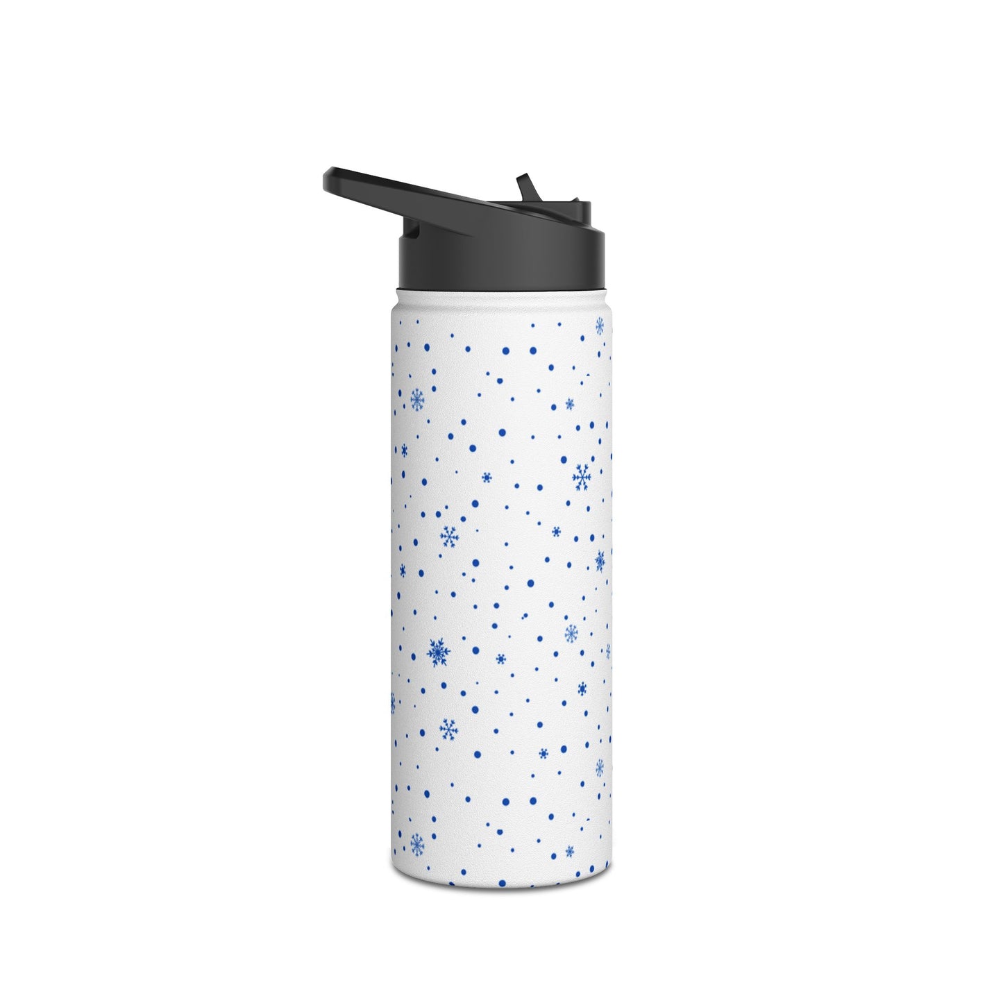 Snowflake Design Stainless Steel Water Bottle – Stylish & Durable Hydration for Winter Adventures