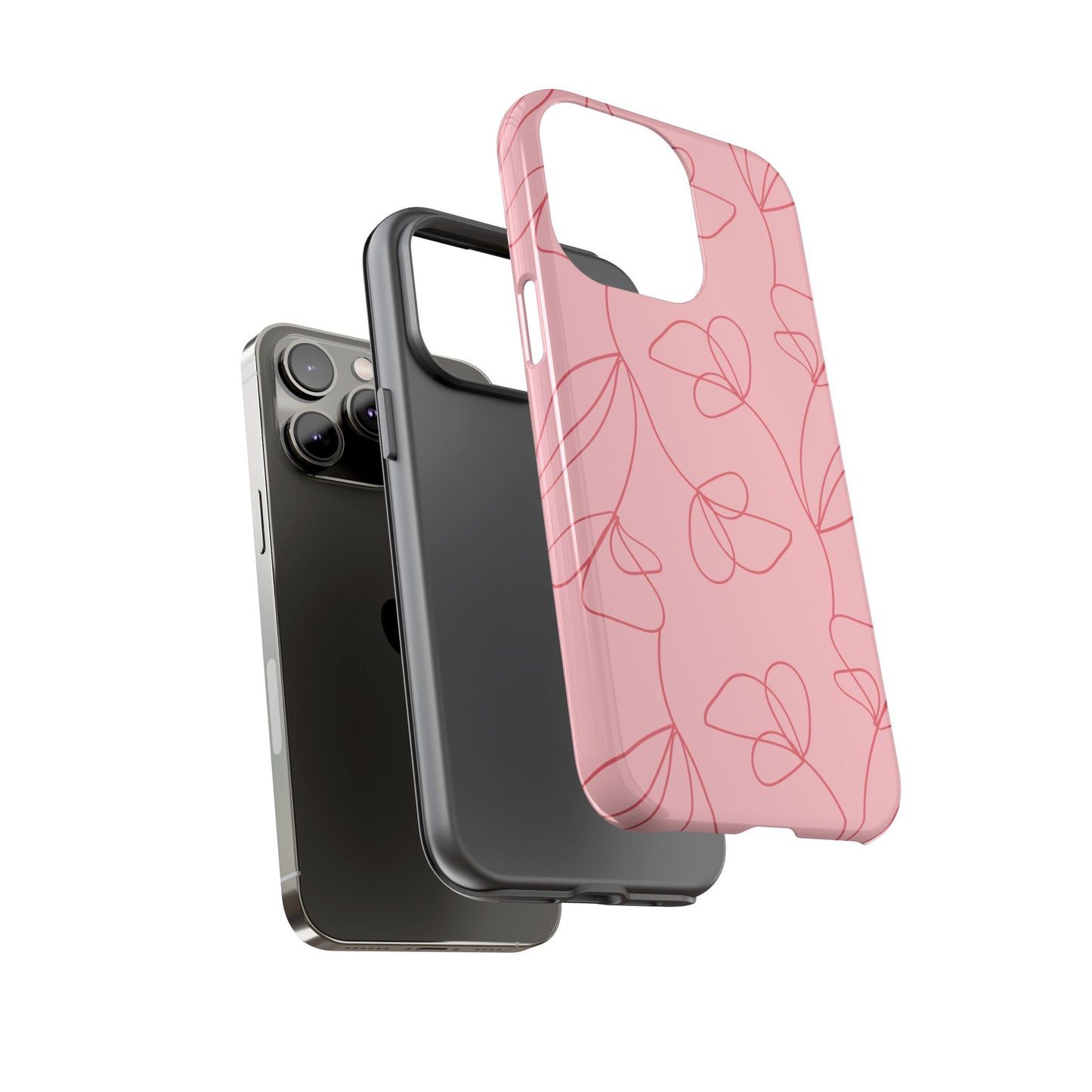 Tough Cases: Elegant Floral Phone Case - Durable Protection with Stylish Design