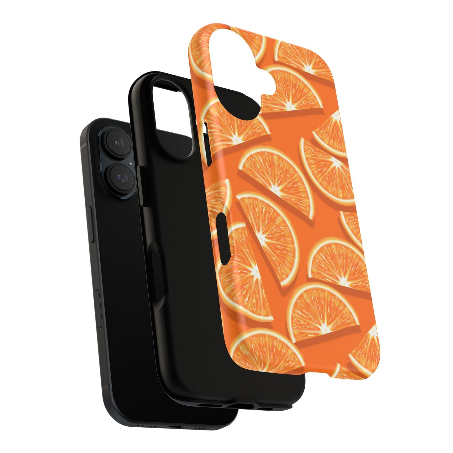 Vibrant Orange Slice Phone Case - Tough Cases for Phone Protection