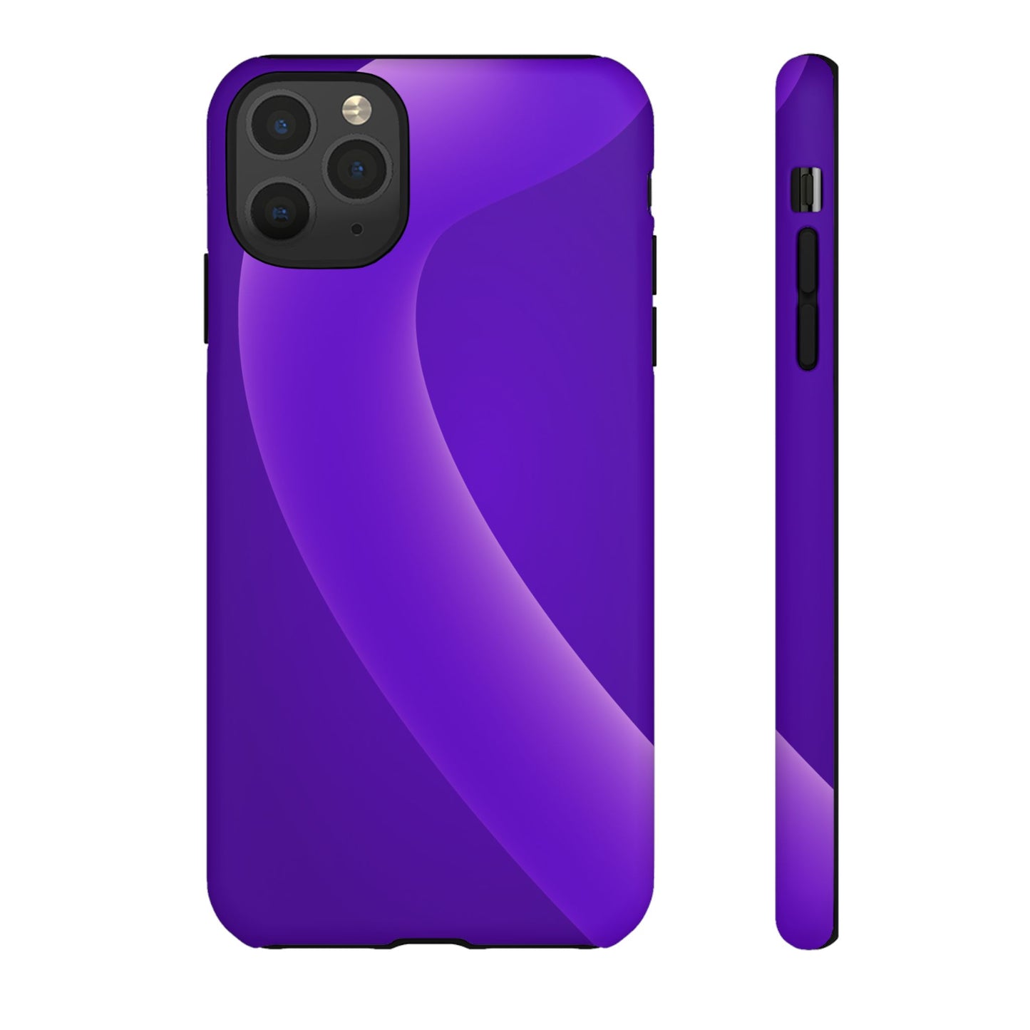 Stylish Tough Phone Case - Modern Purple Design for Ultimate Protection