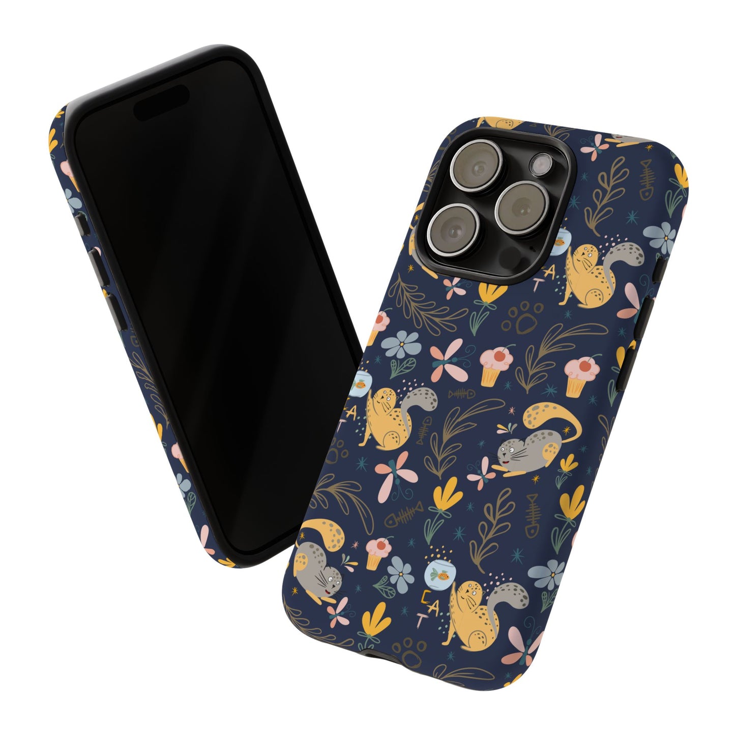 Cat-Themed Tough Phone Case - Tough Case For Stylish Protection