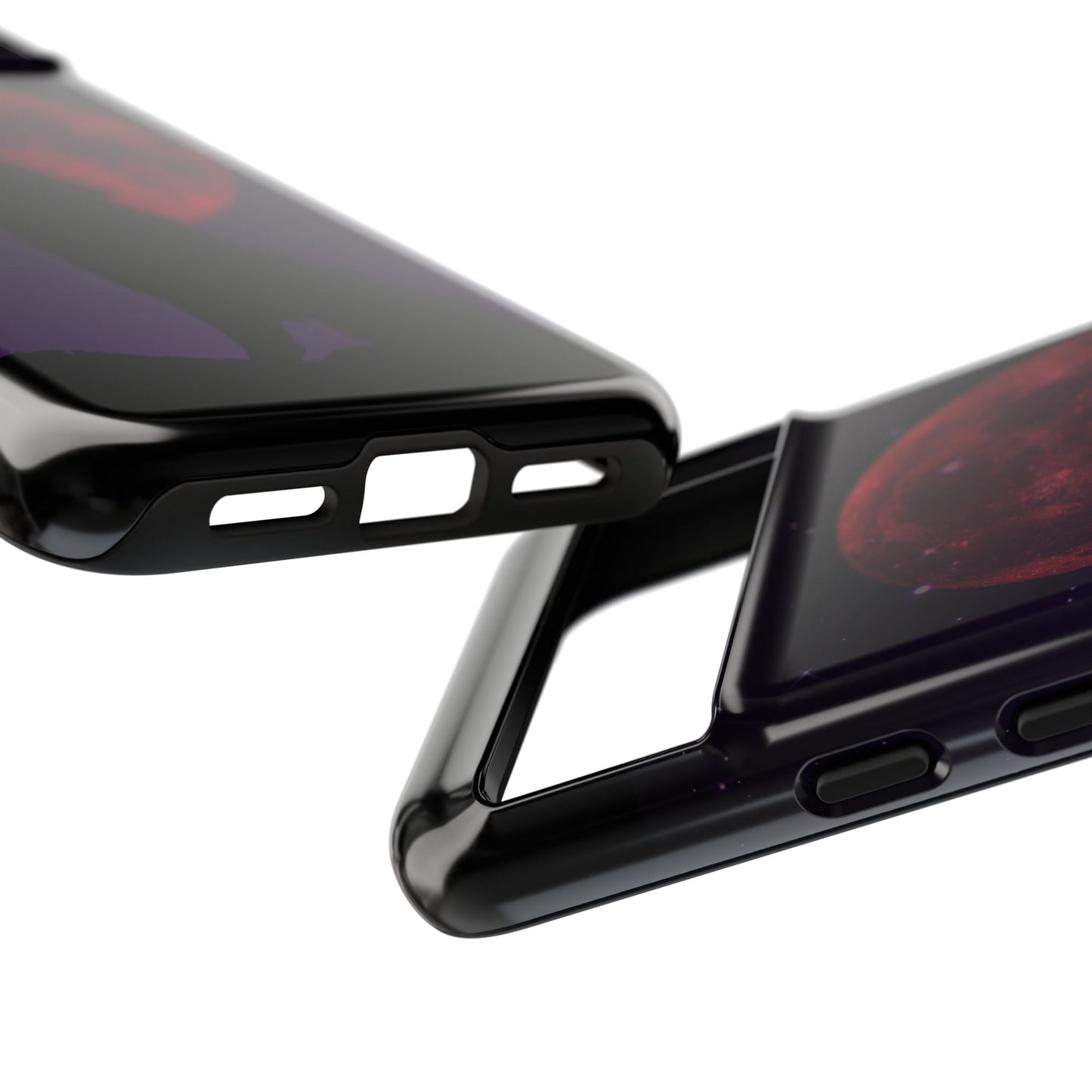 Wolf Howling at Blood Moon Phone Case - Tough & Stylish Protector