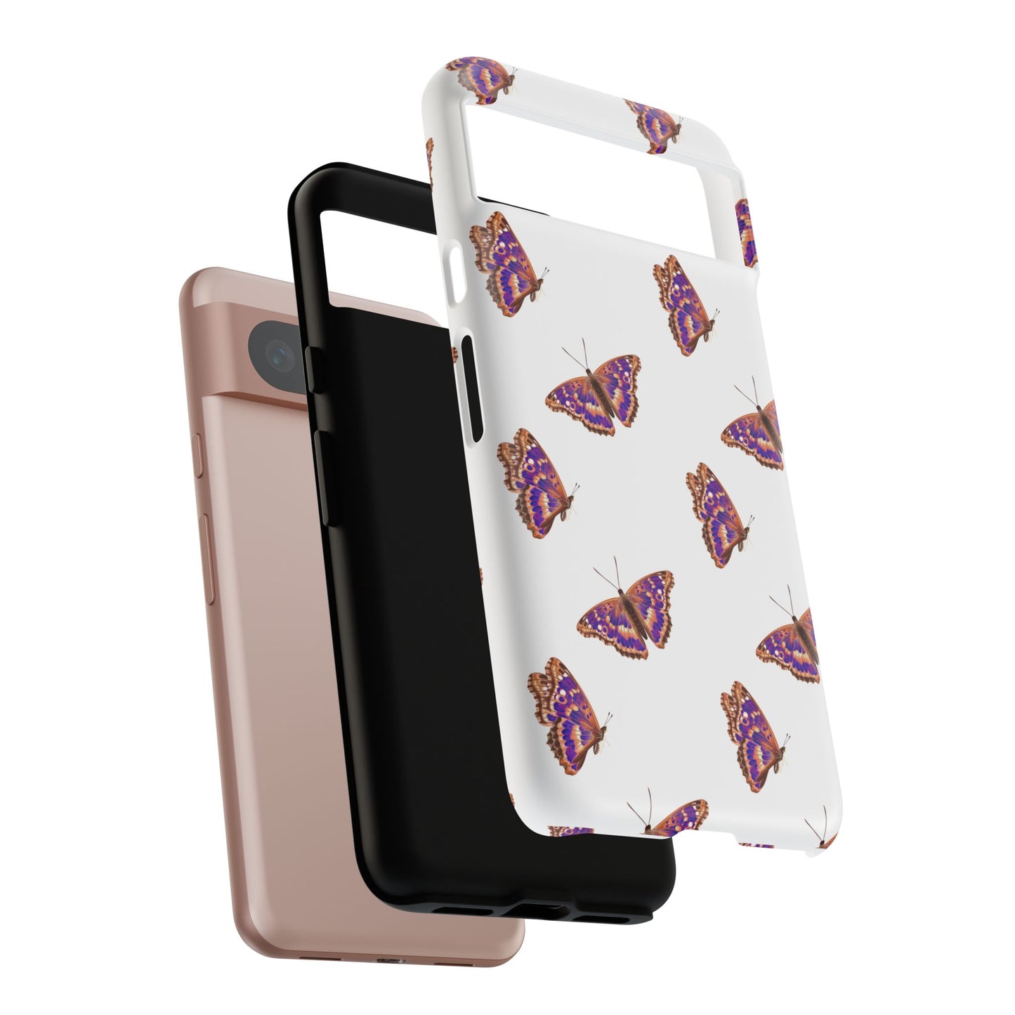 Butterfly Print Phone Case - Tough Case For Stylish Protection