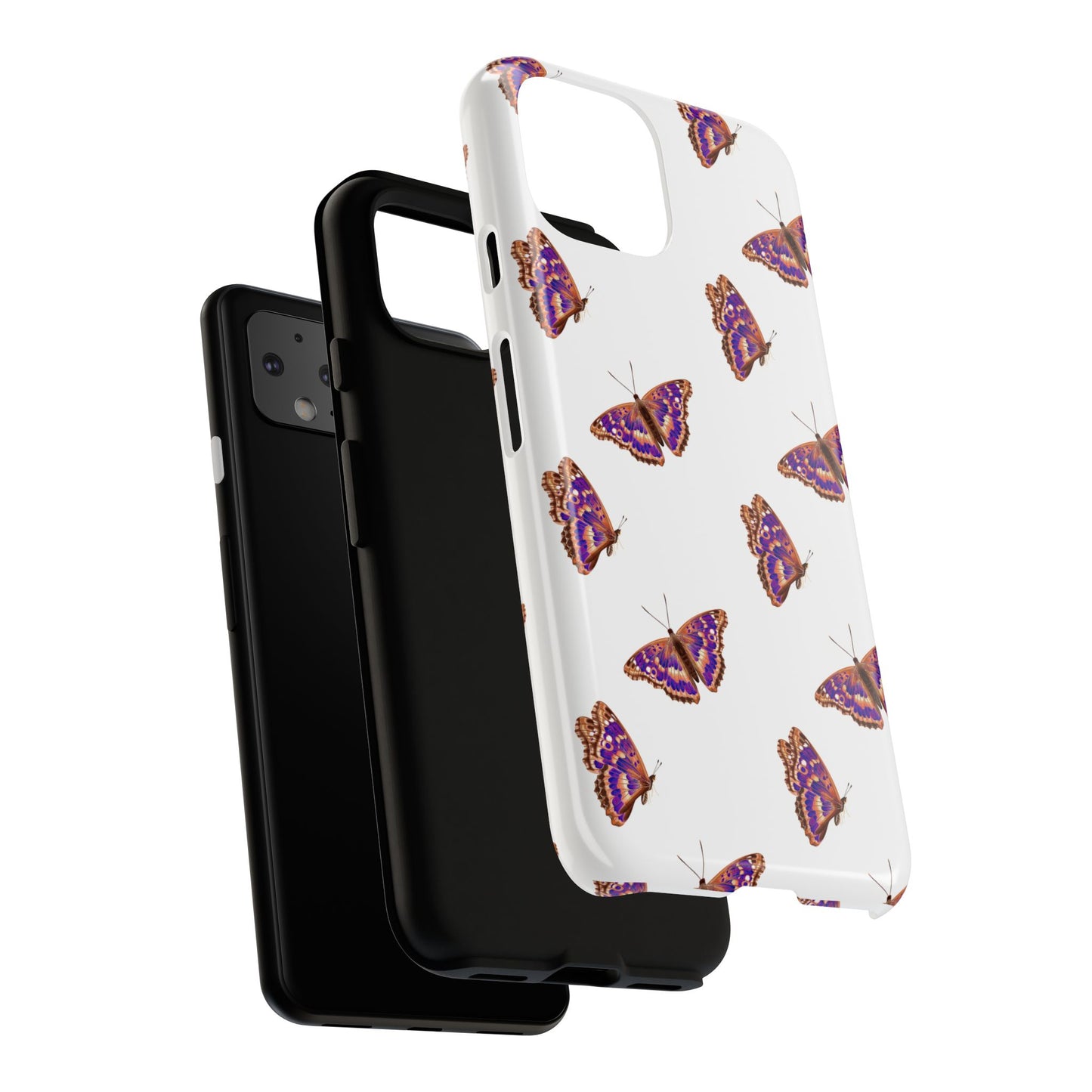 Butterfly Print Phone Case - Tough Case For Stylish Protection