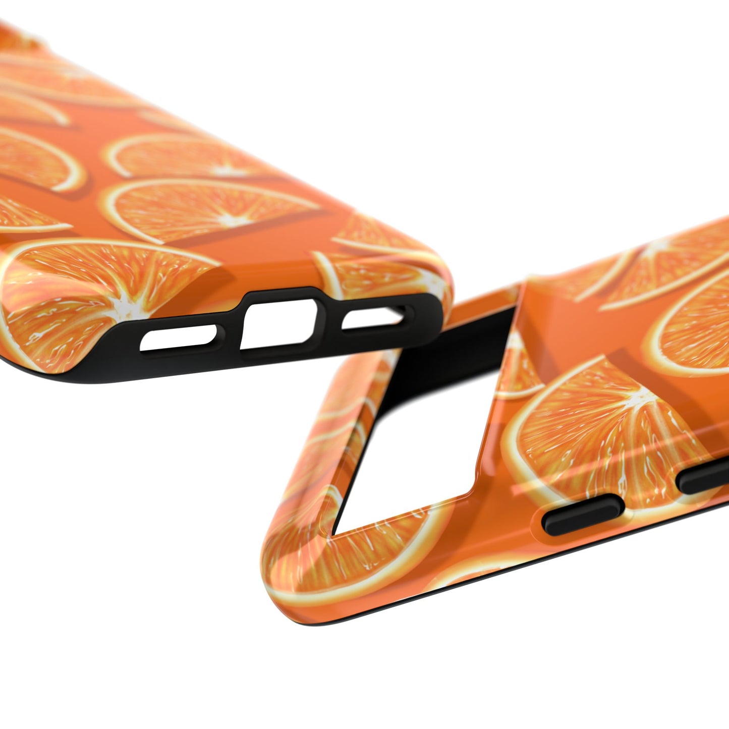 Vibrant Orange Slice Phone Case - Tough Cases for Phone Protection