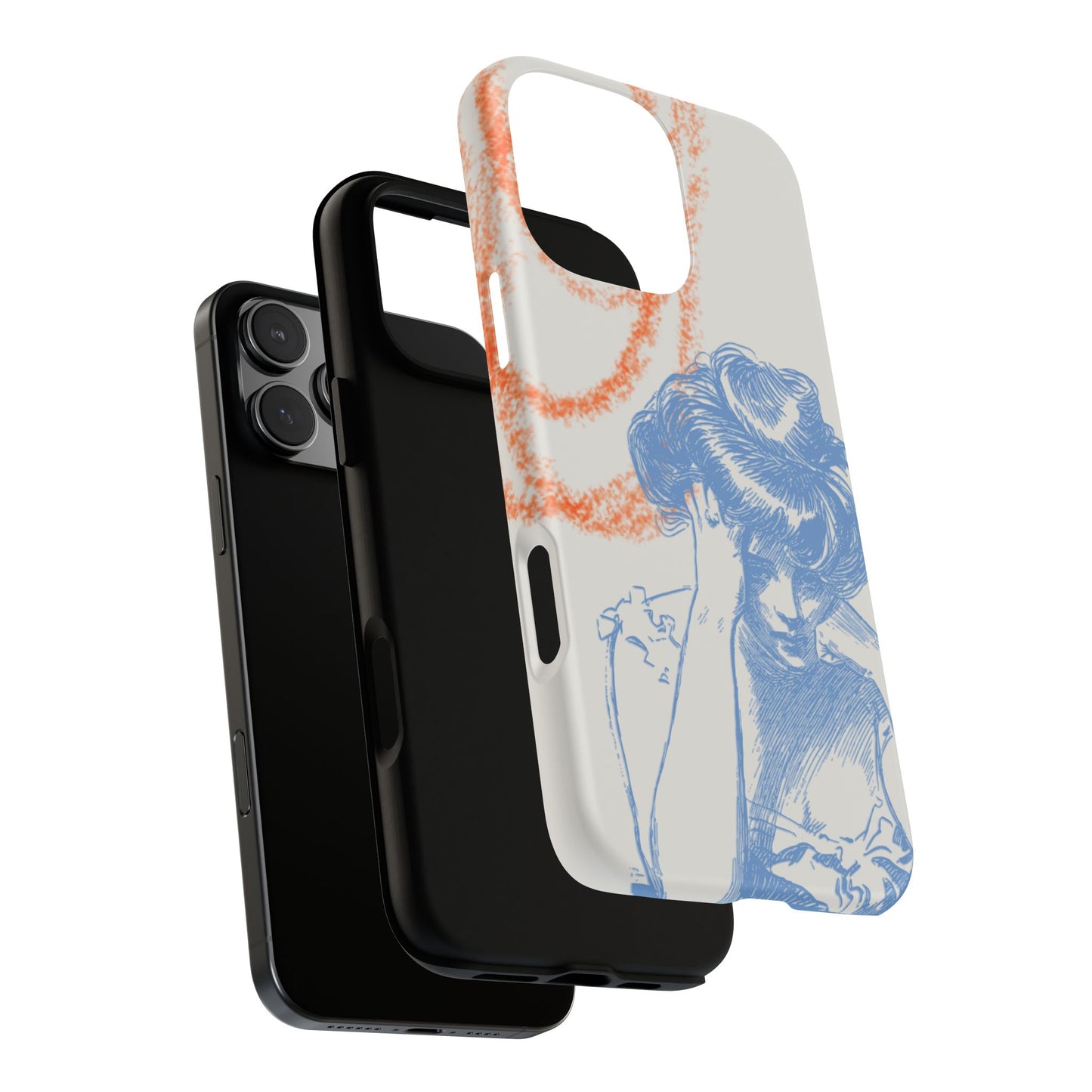 Artistic Phone Case with Stress Relief Design
