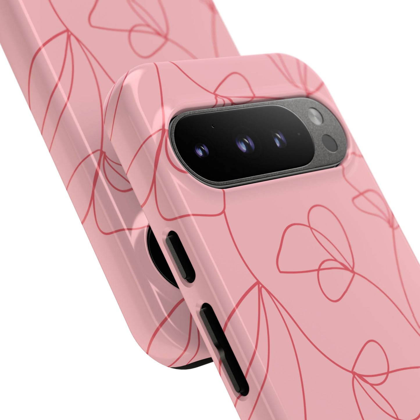 Tough Cases: Elegant Floral Phone Case - Durable Protection with Stylish Design