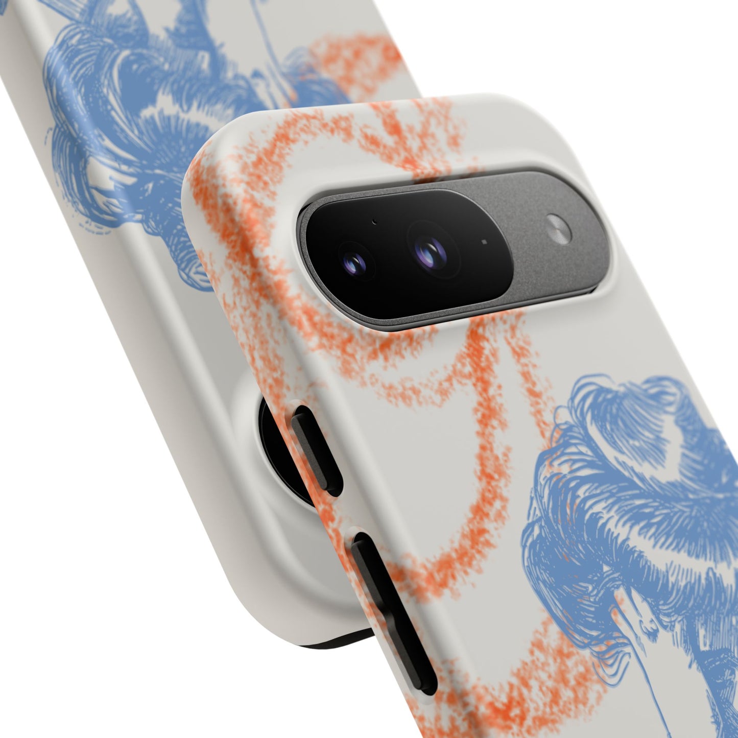 Artistic Phone Case with Stress Relief Design