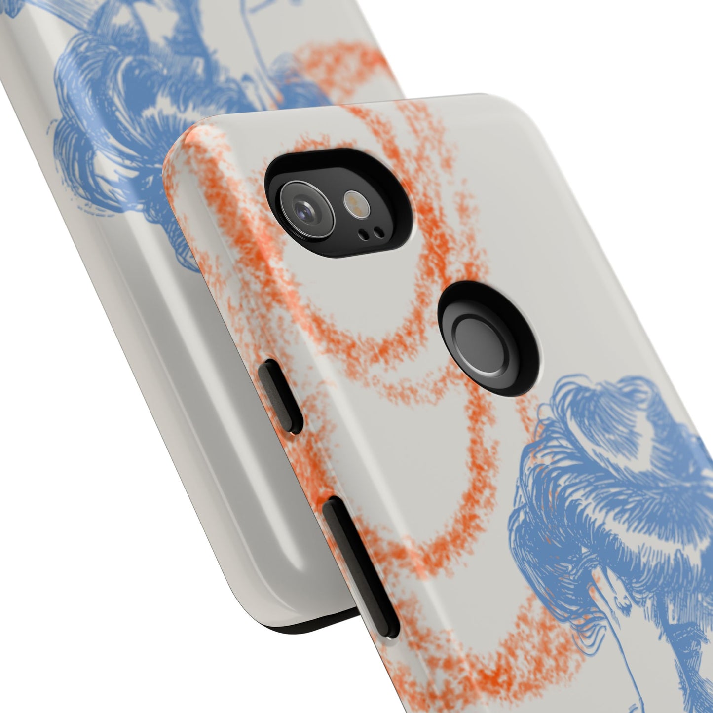 Artistic Phone Case with Stress Relief Design