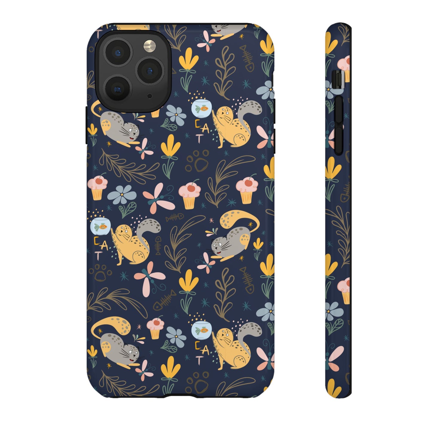 Cat-Themed Tough Phone Case - Tough Case For Stylish Protection