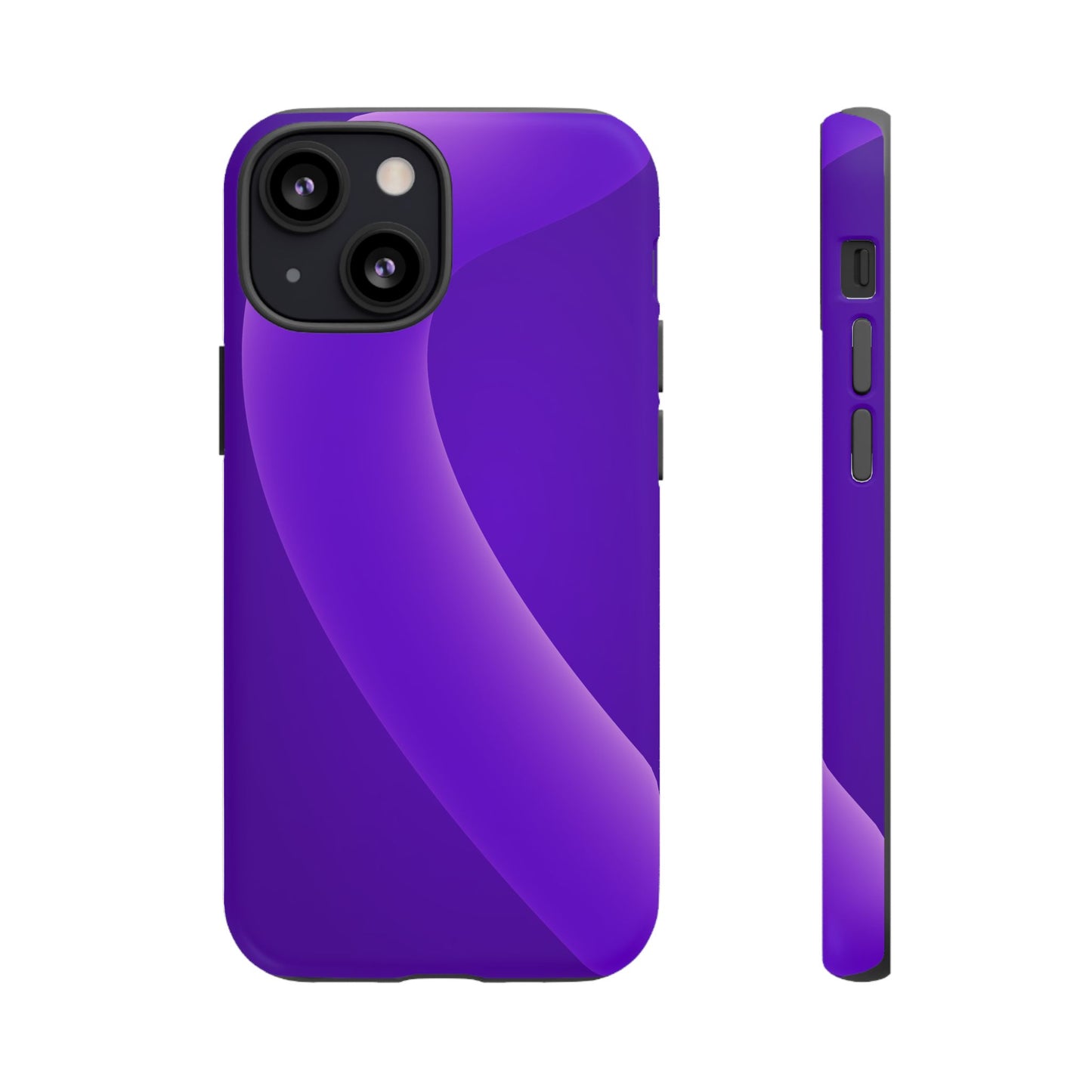 Stylish Tough Phone Case - Modern Purple Design for Ultimate Protection