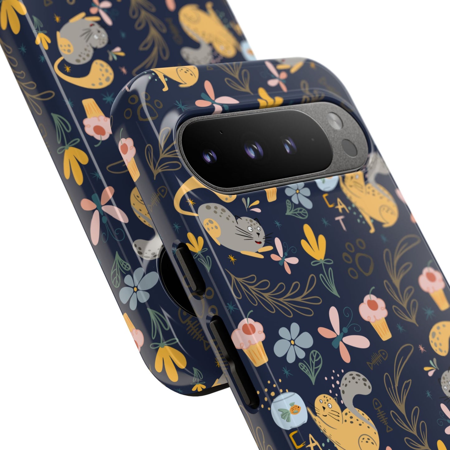 Cat-Themed Tough Phone Case - Tough Case For Stylish Protection